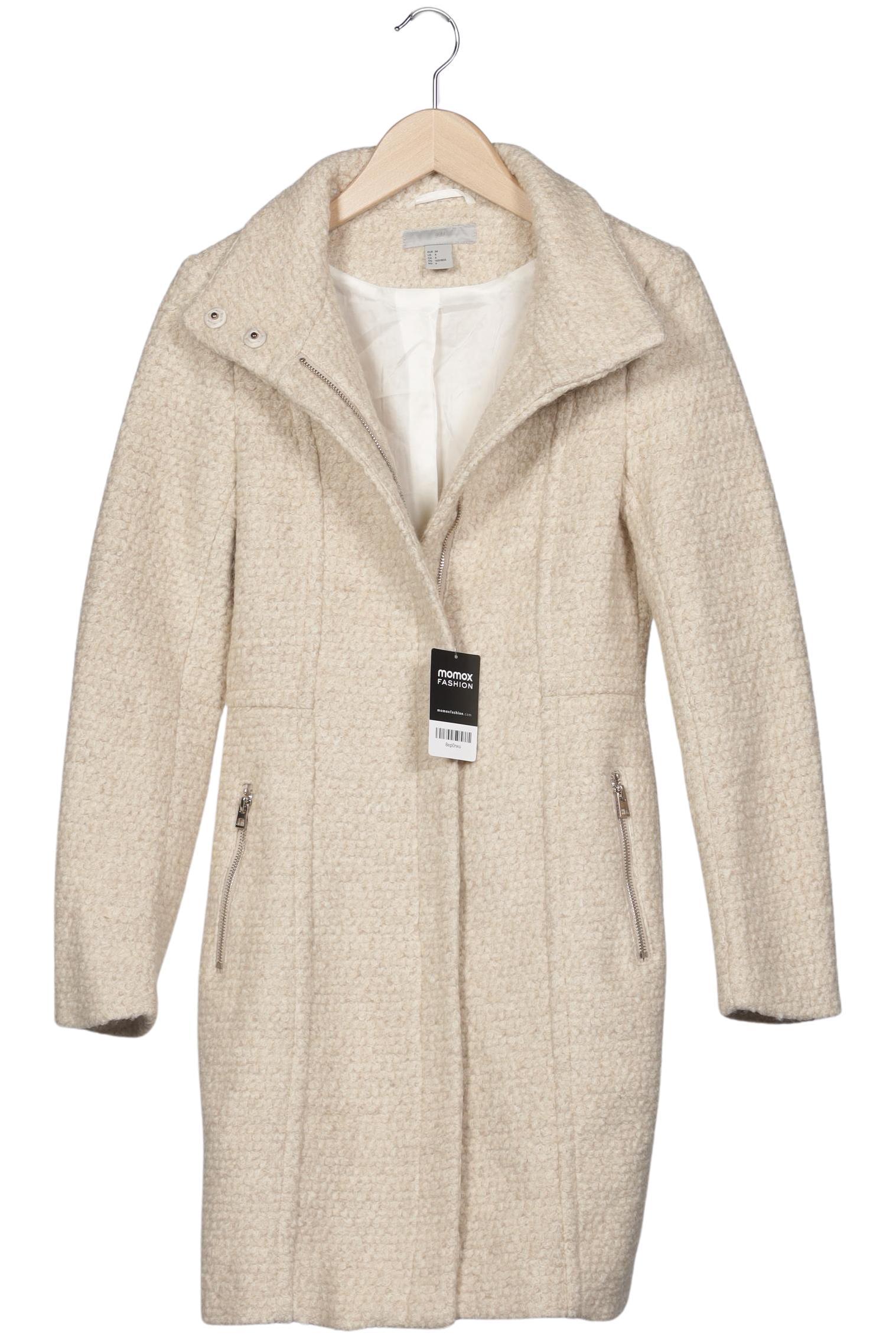 

H&M Damen Mantel, beige, Gr. 34