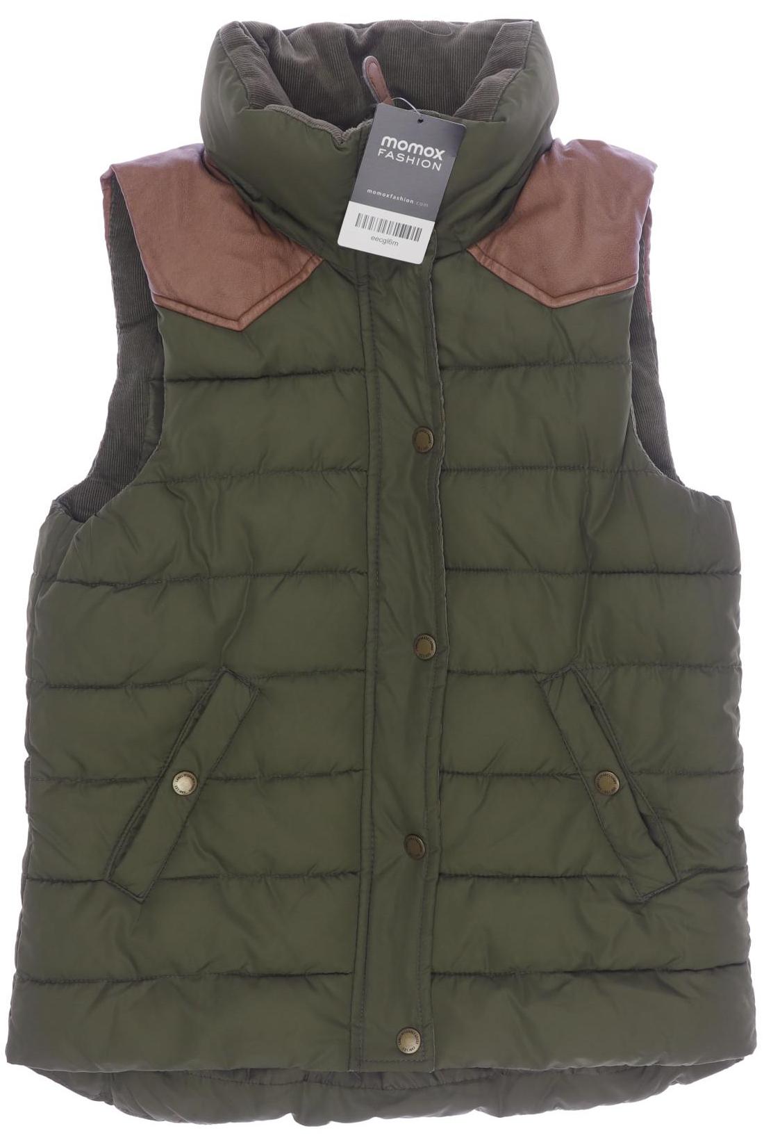 

H&M Damen Weste, grün, Gr. 34