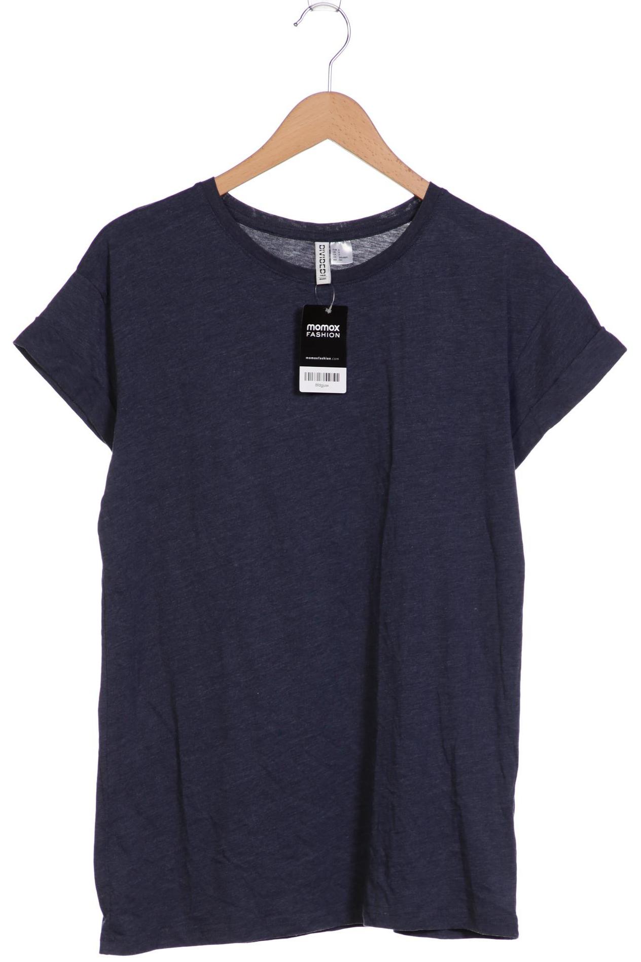 

H&M Damen T-Shirt, marineblau