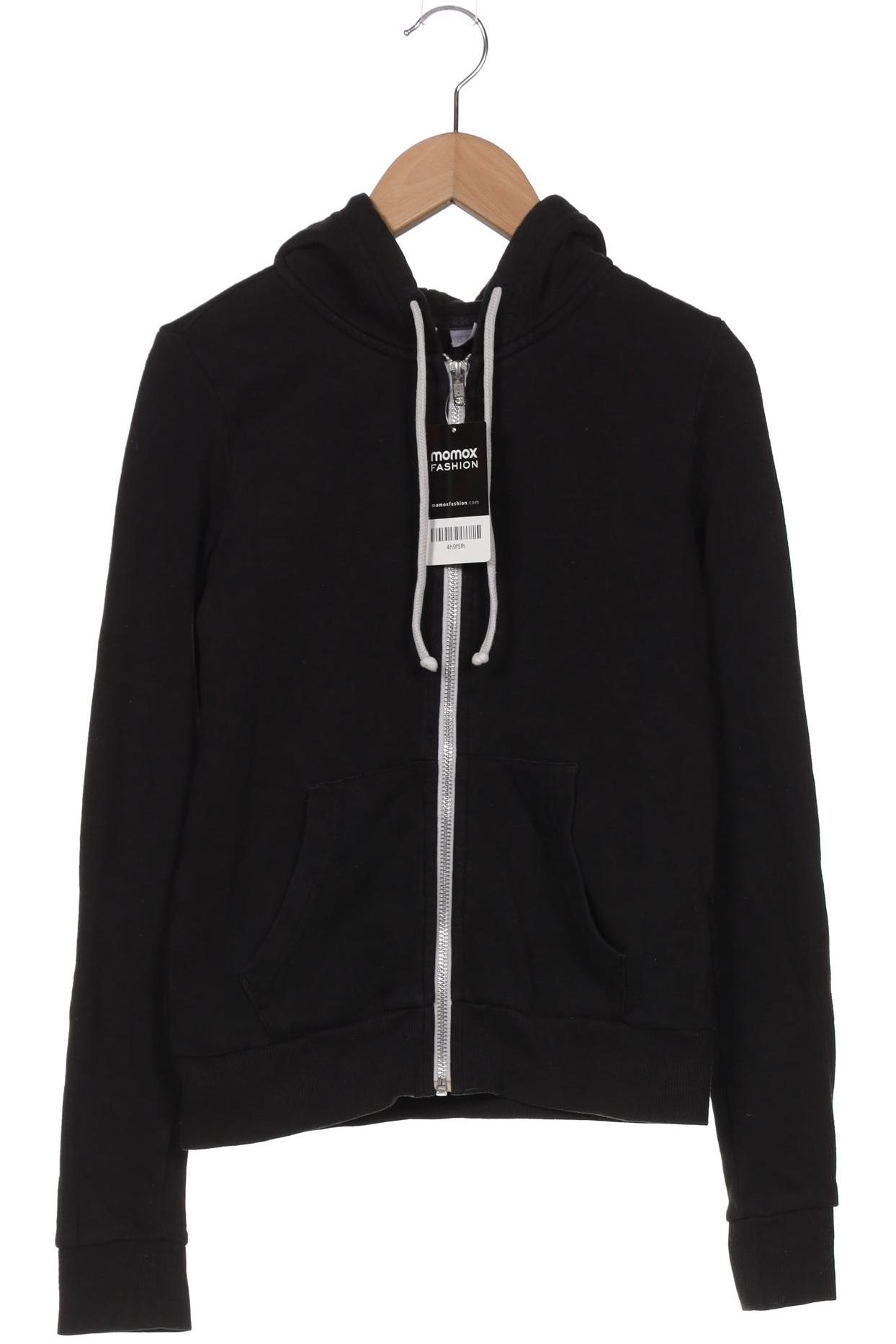 

H&M Damen Kapuzenpullover, schwarz, Gr. 34