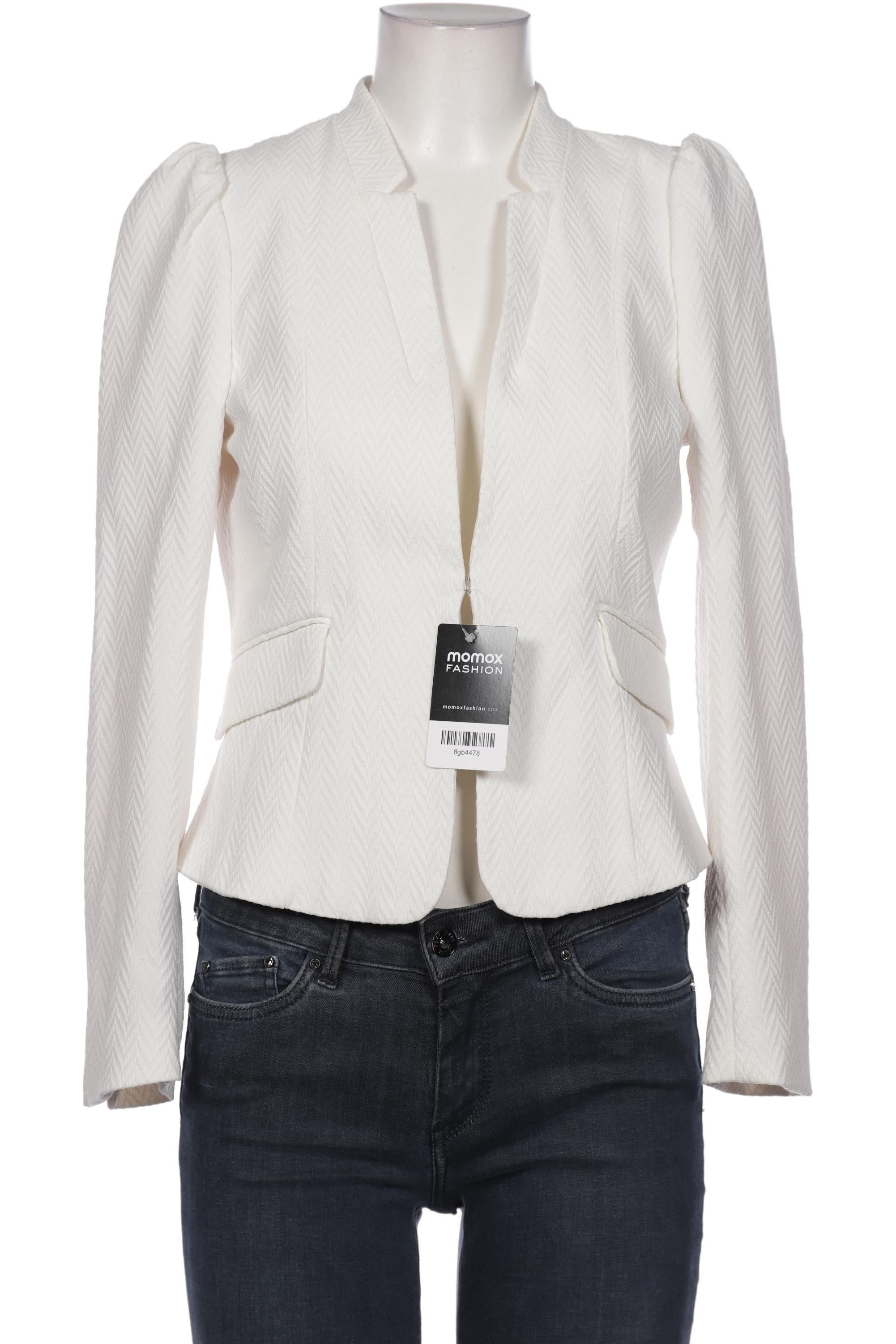 

H&M Damen Blazer, weiß, Gr. 38