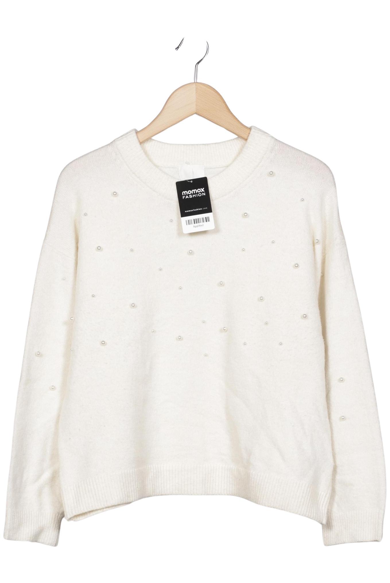 

H&M Damen Pullover, cremeweiß, Gr. 36