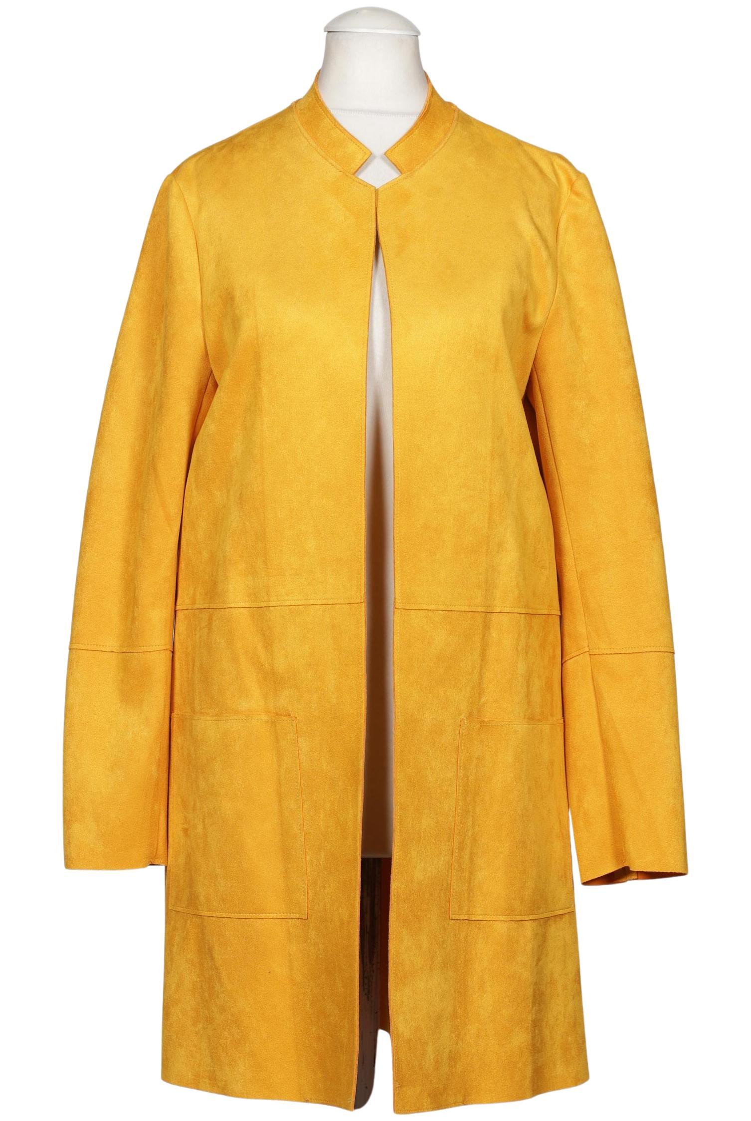 

H&M Damen Mantel, gelb, Gr. 34