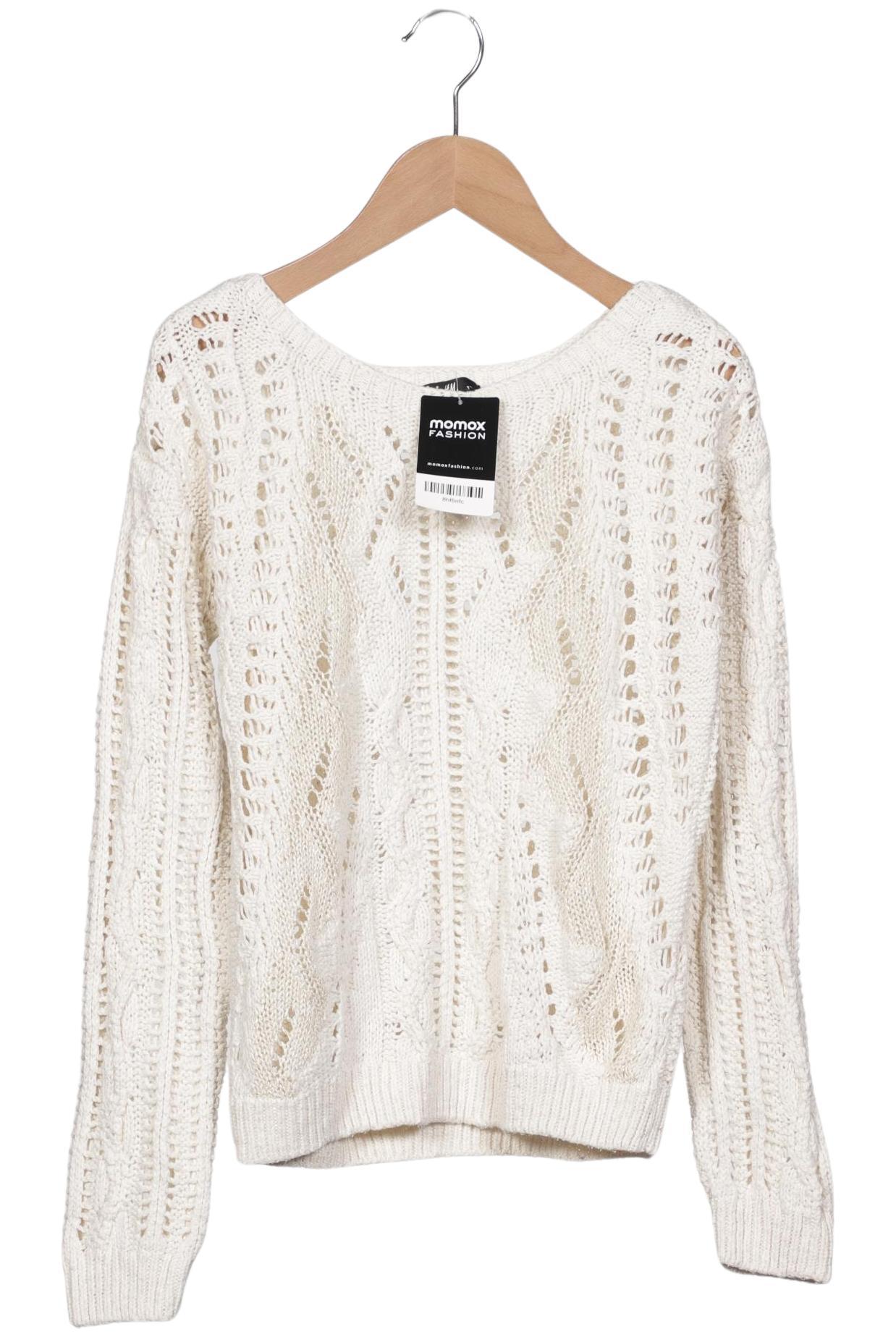 

H&M Damen Pullover, cremeweiß, Gr. 34
