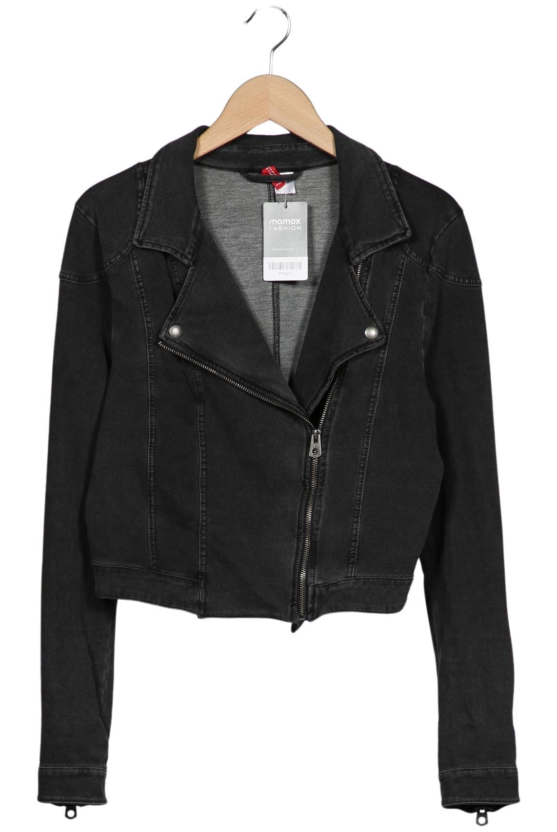 

H&M Damen Jacke, schwarz, Gr. 42