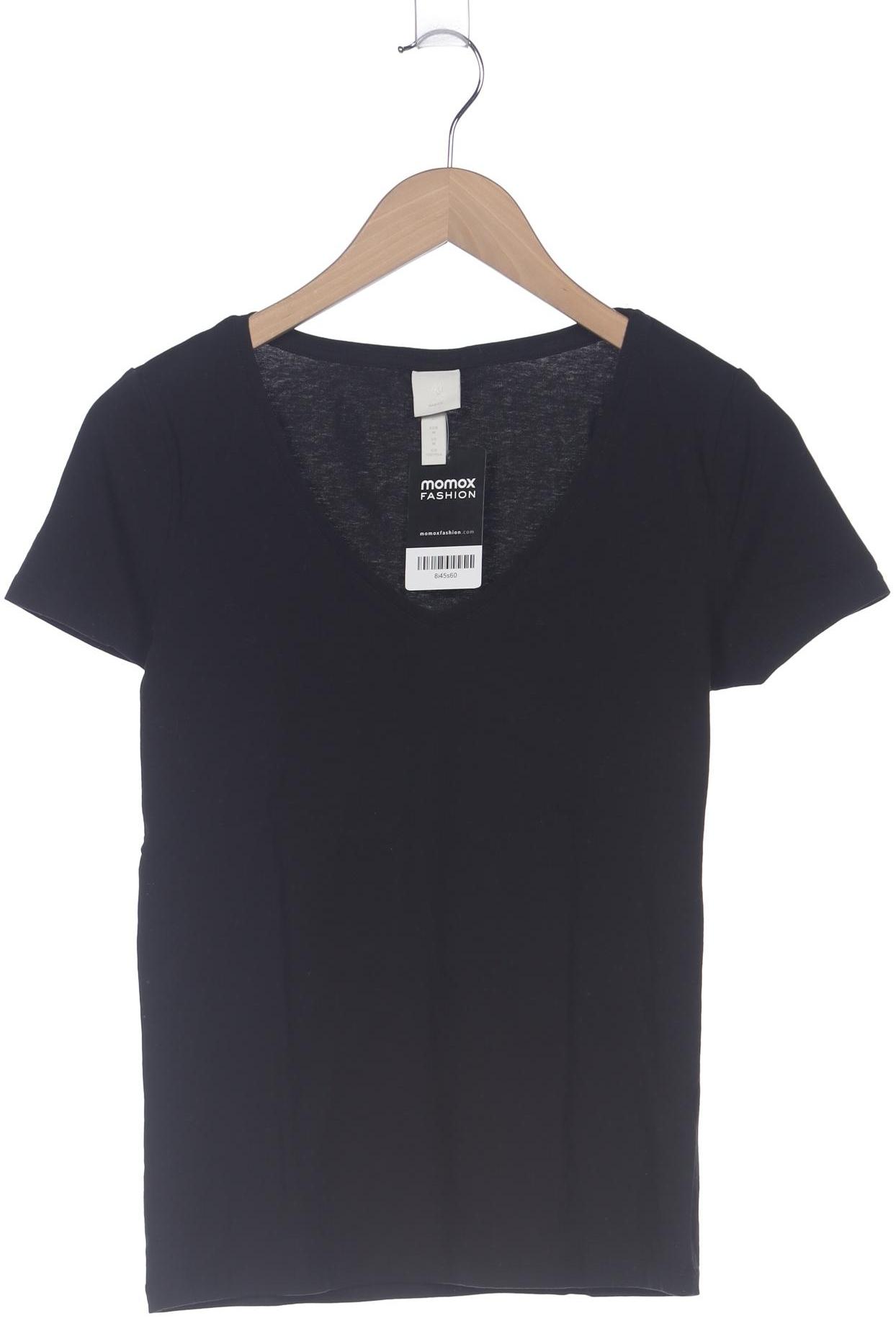 

H&M Damen T-Shirt, schwarz, Gr. 38