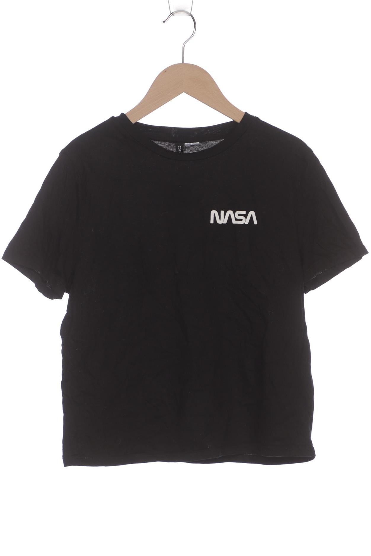 

H&M Damen T-Shirt, schwarz, Gr. 38