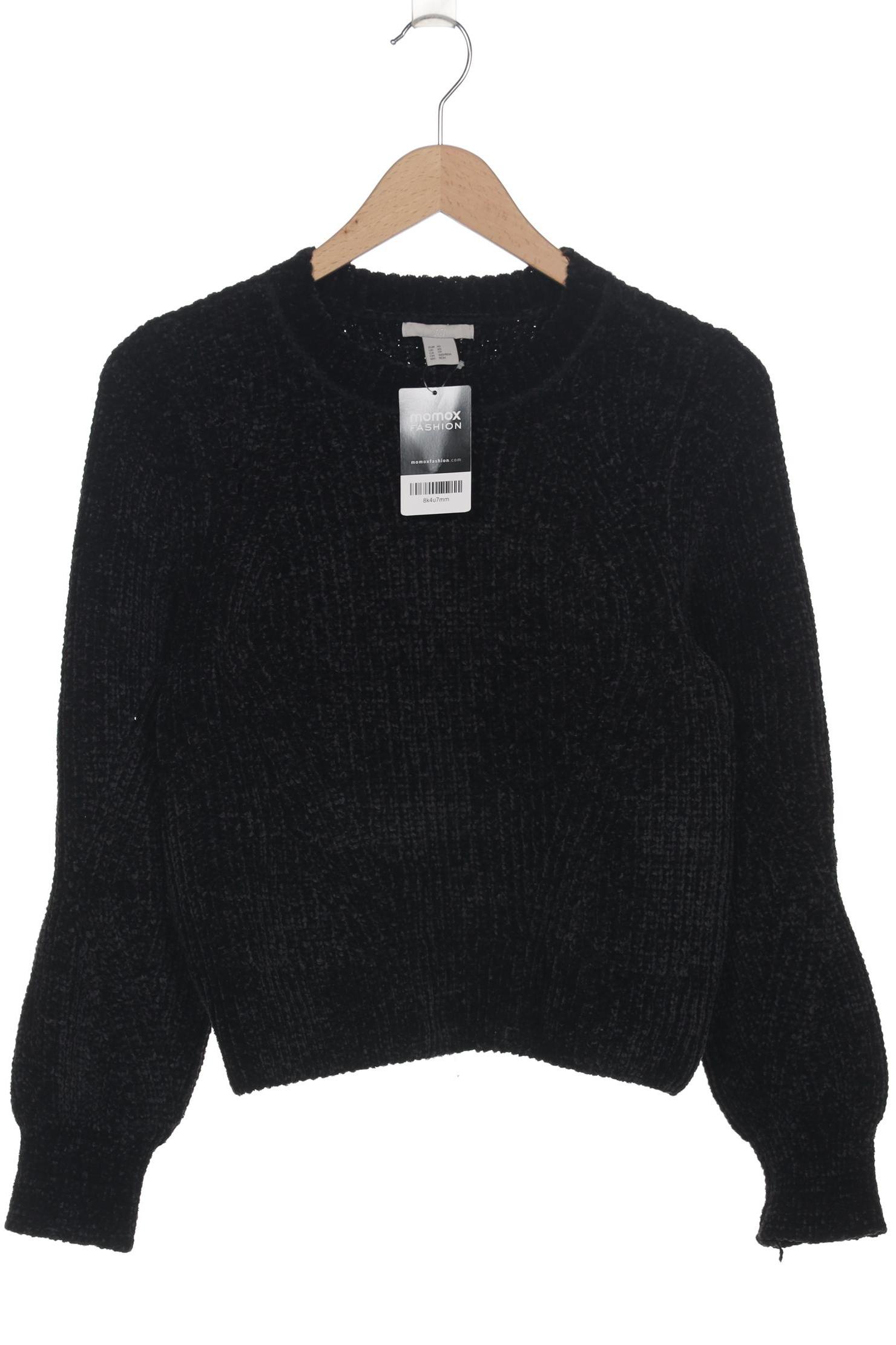 

H&M Damen Pullover, schwarz, Gr. 34