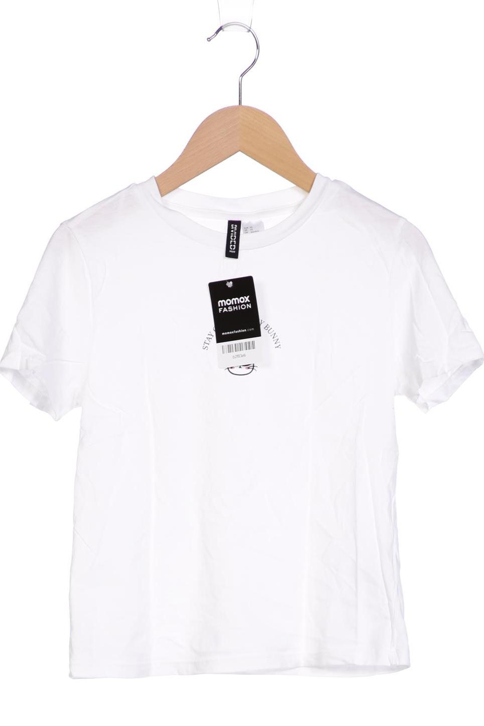 

H&M Damen T-Shirt, weiß