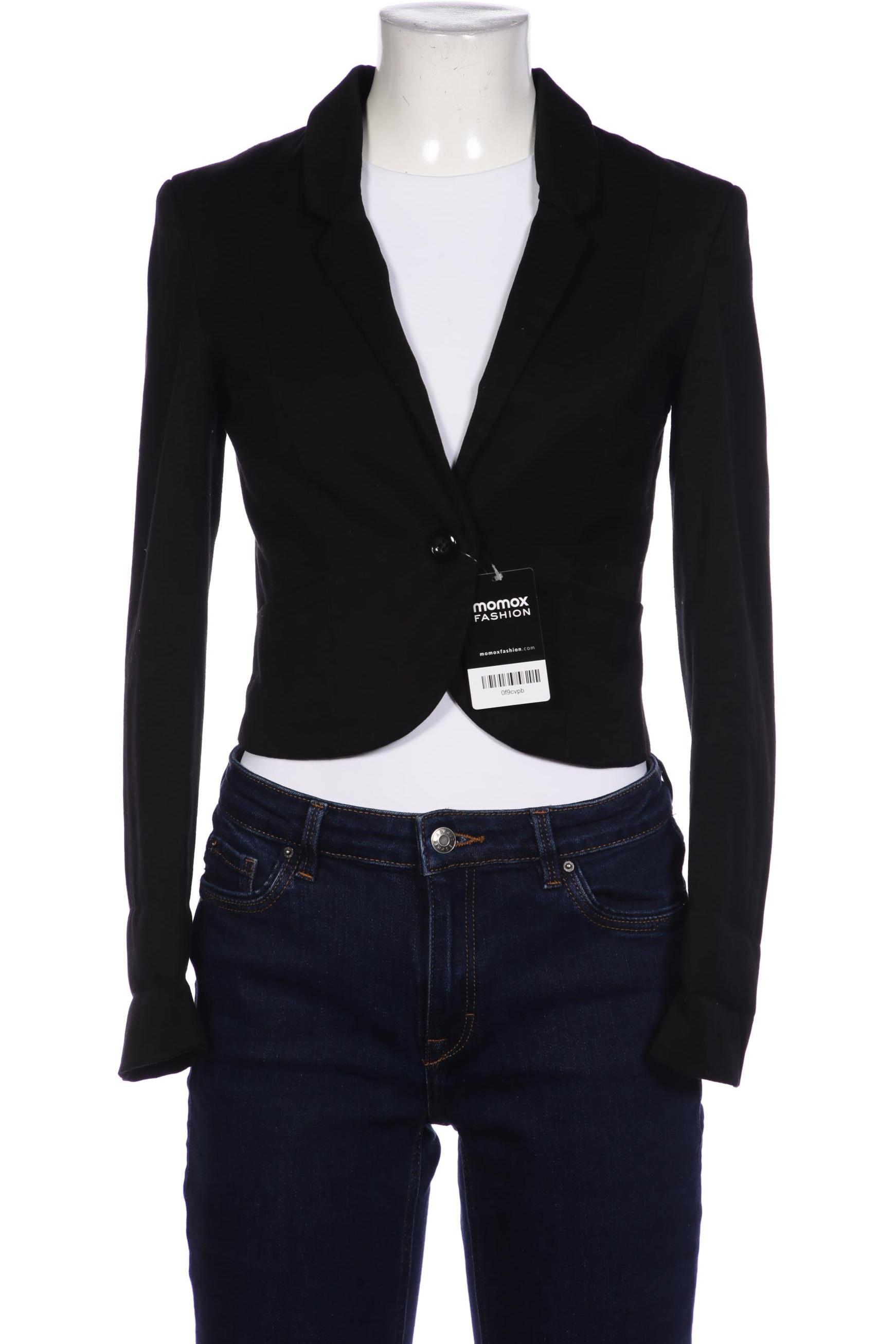 

H&M Damen Blazer, schwarz, Gr. 34