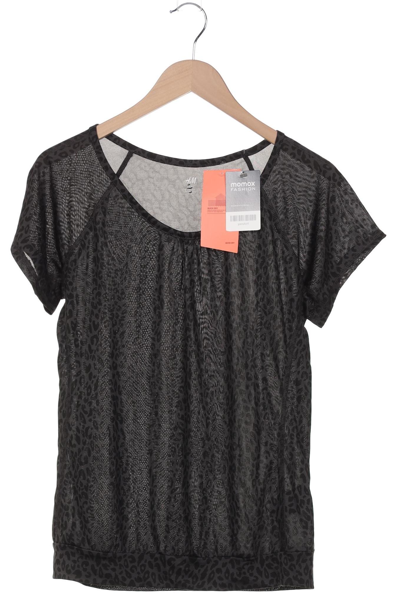 

H&M Damen T-Shirt, grau, Gr. 38