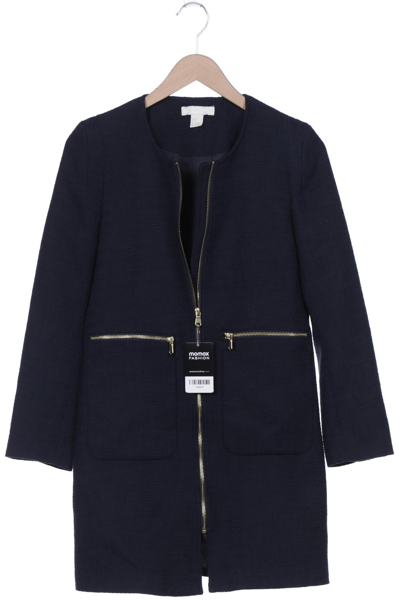 

H&M Damen Mantel, marineblau, Gr. 38