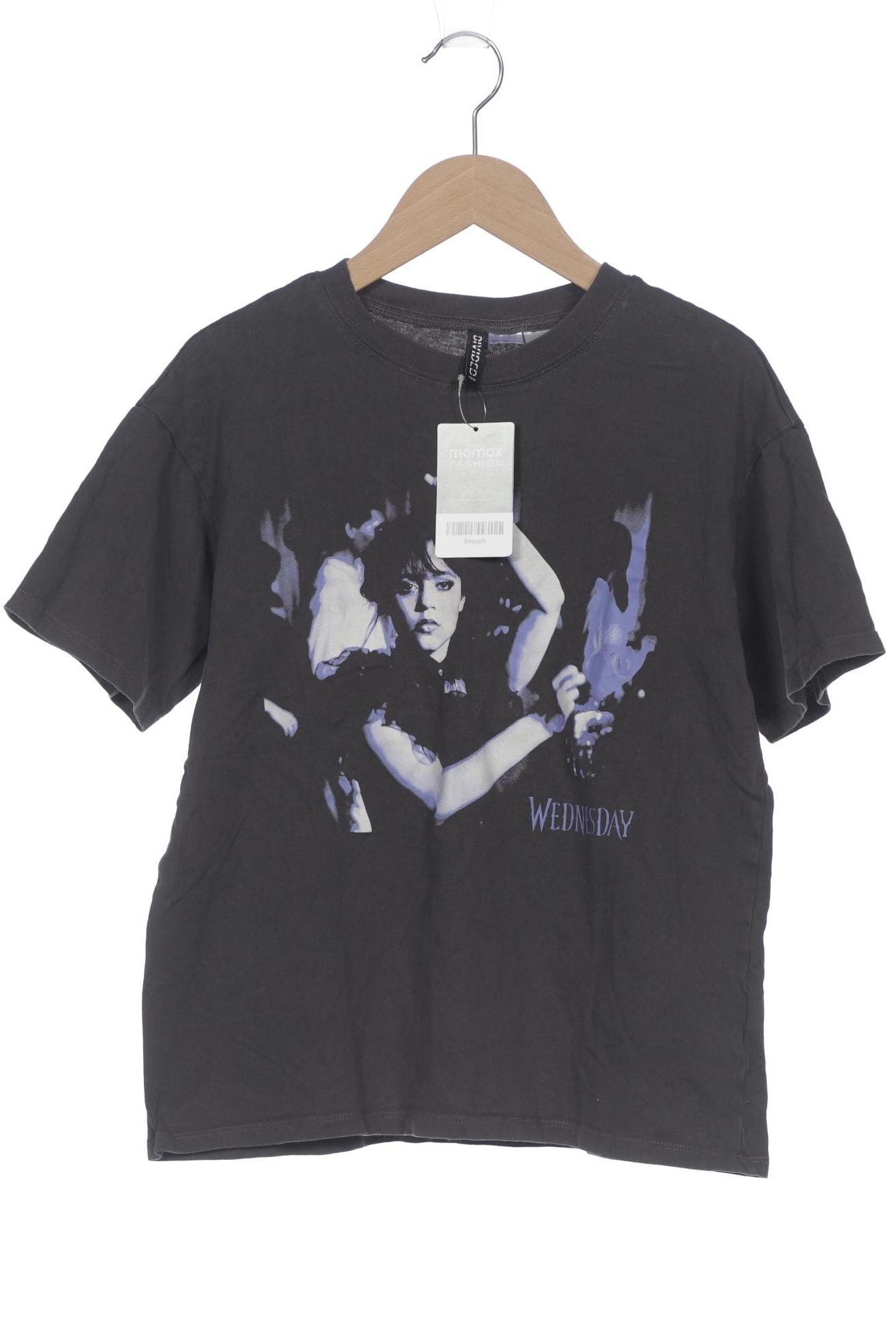 

H&M Damen T-Shirt, grau, Gr. 32
