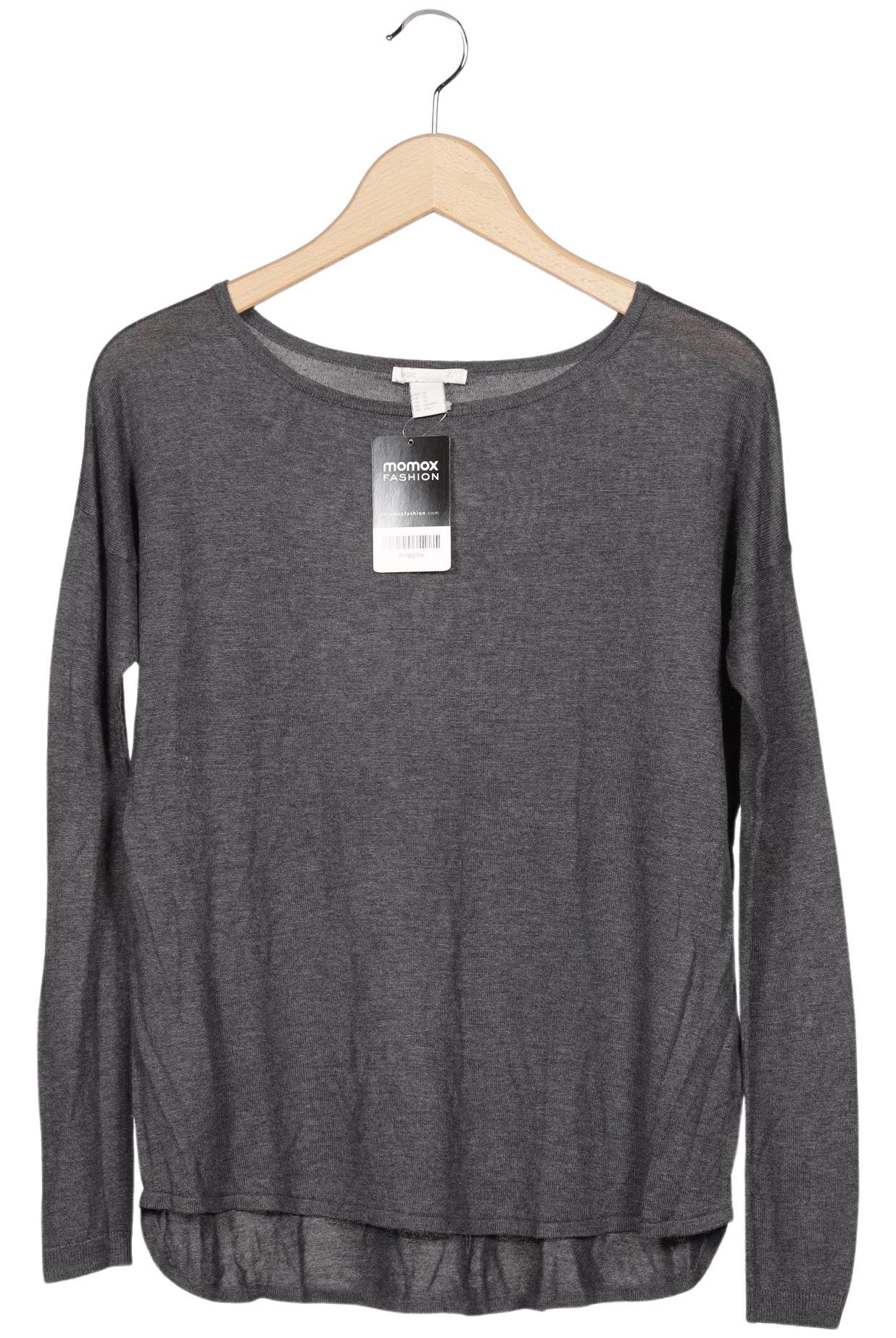 

H&M Damen Pullover, grau, Gr. 34