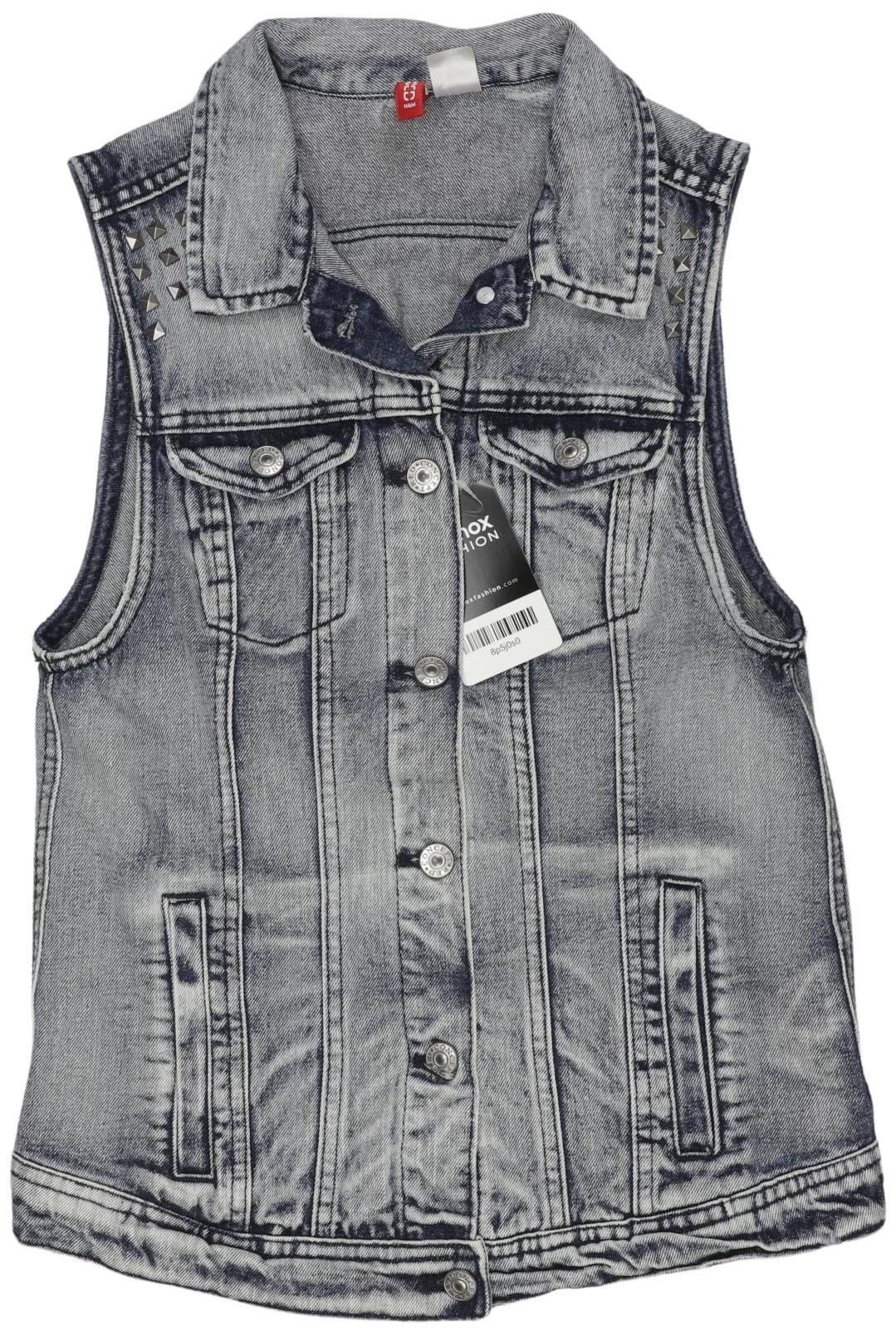 

H&M Damen Weste, blau, Gr. 34