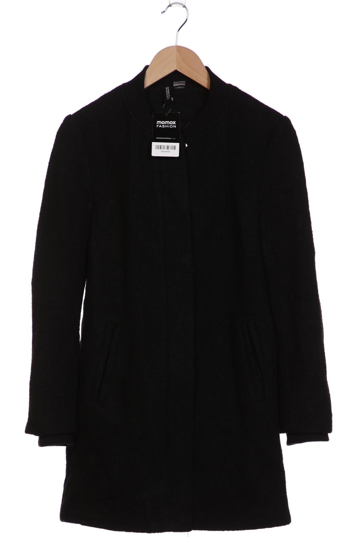 

H&M Damen Mantel, schwarz, Gr. 34