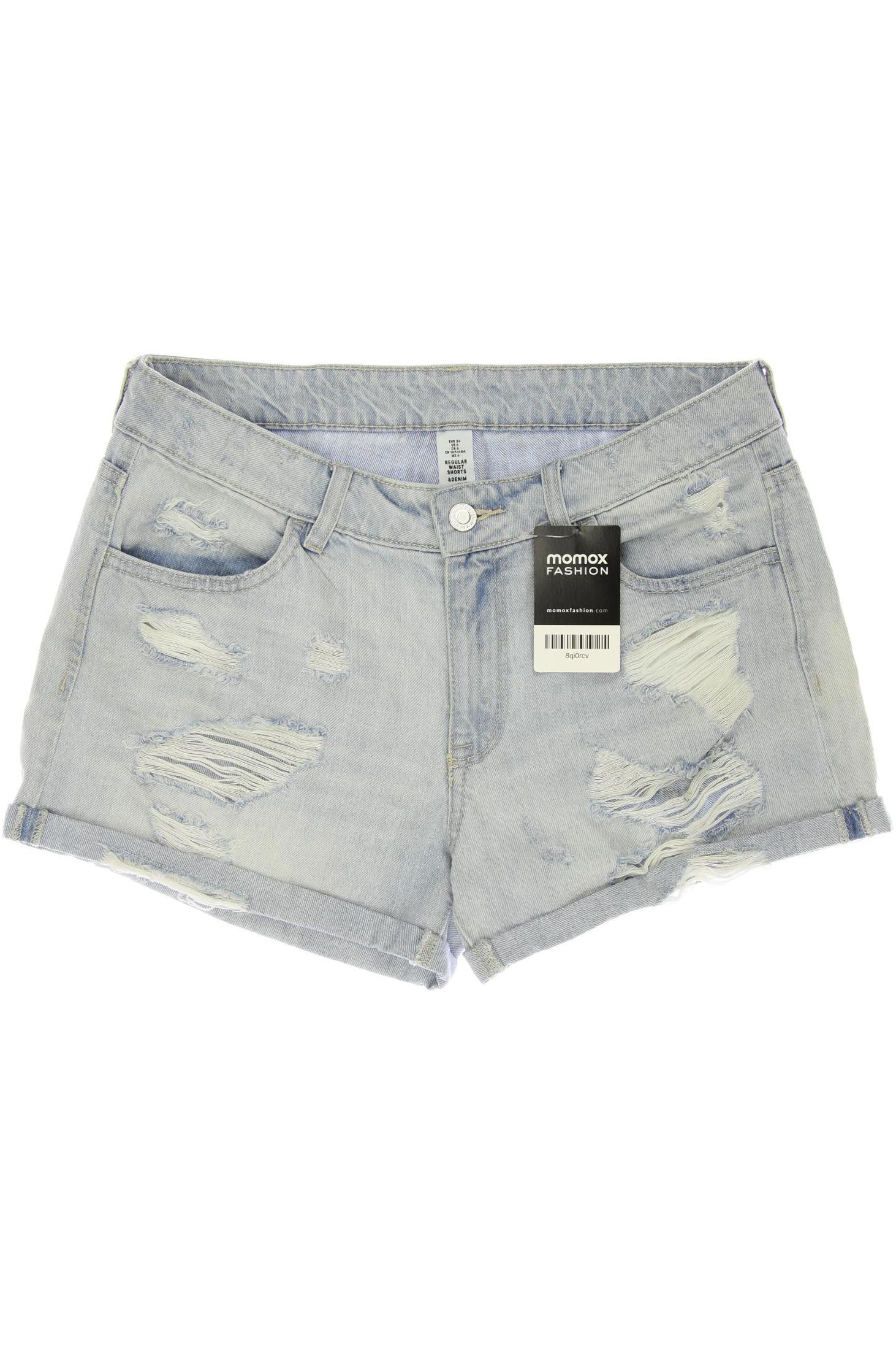 

H&M Damen Shorts, hellblau, Gr. 36