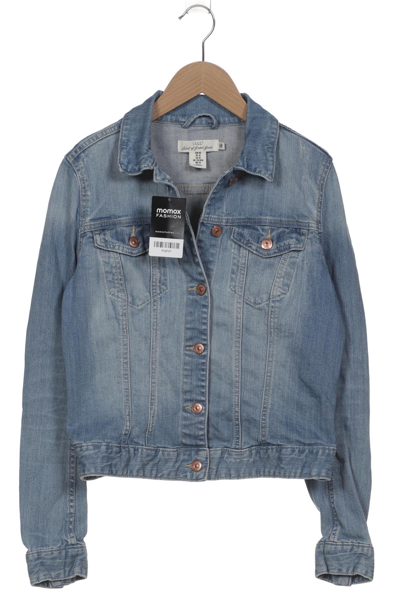 

H&M Damen Jacke, blau, Gr. 40