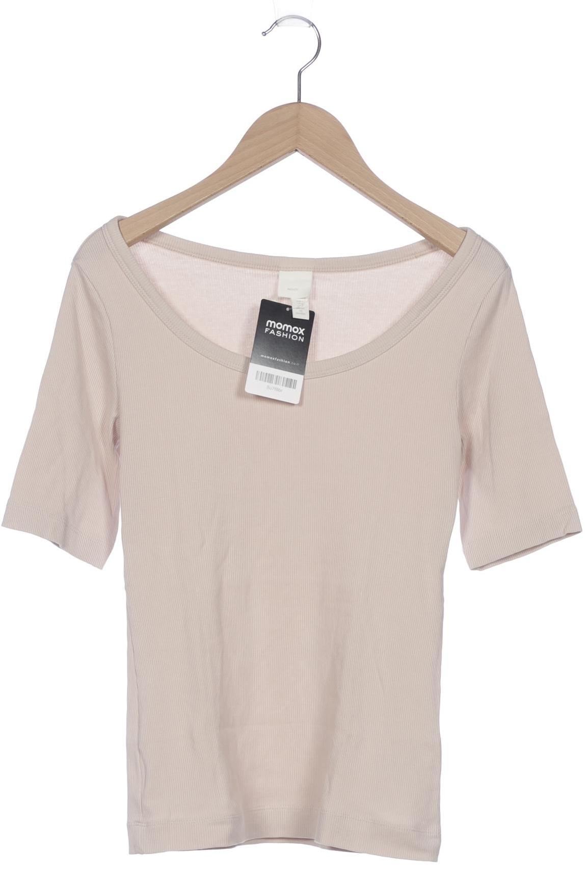 

H&M Damen T-Shirt, beige, Gr. 36
