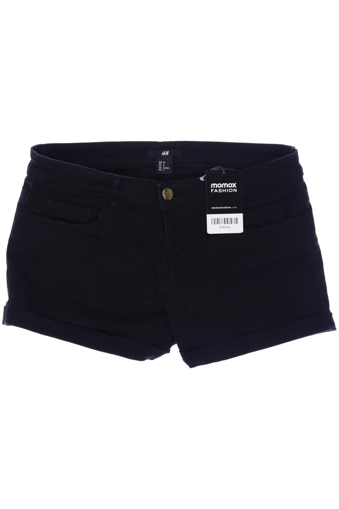 

H&M Damen Shorts, schwarz, Gr. 36