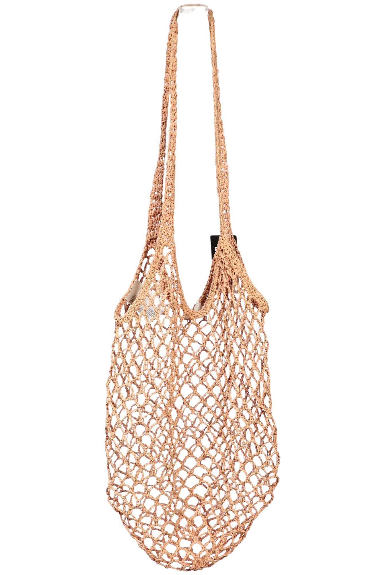 

H&M Damen Handtasche, beige, Gr.