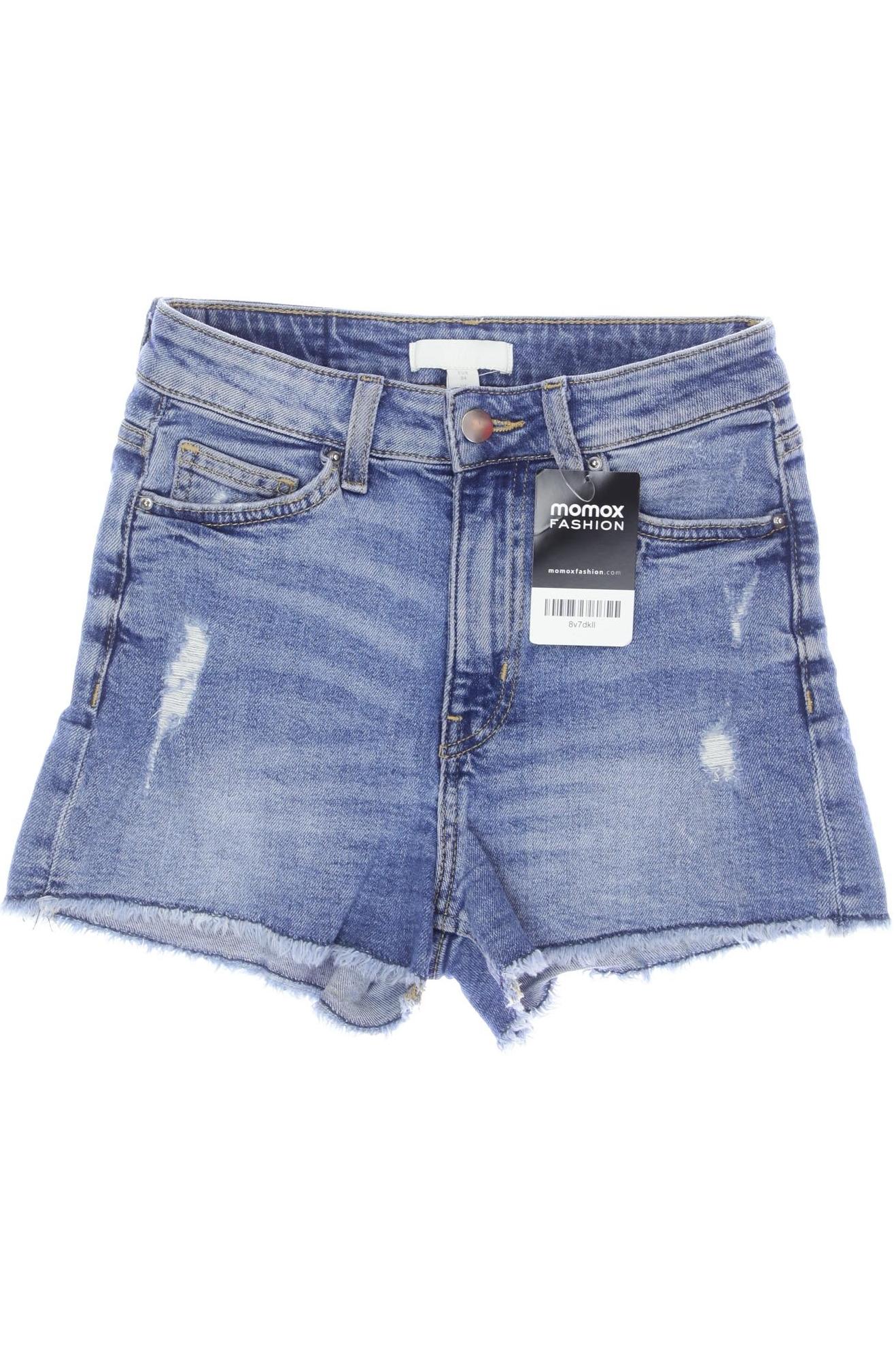 

H&M Damen Shorts, blau, Gr. 34