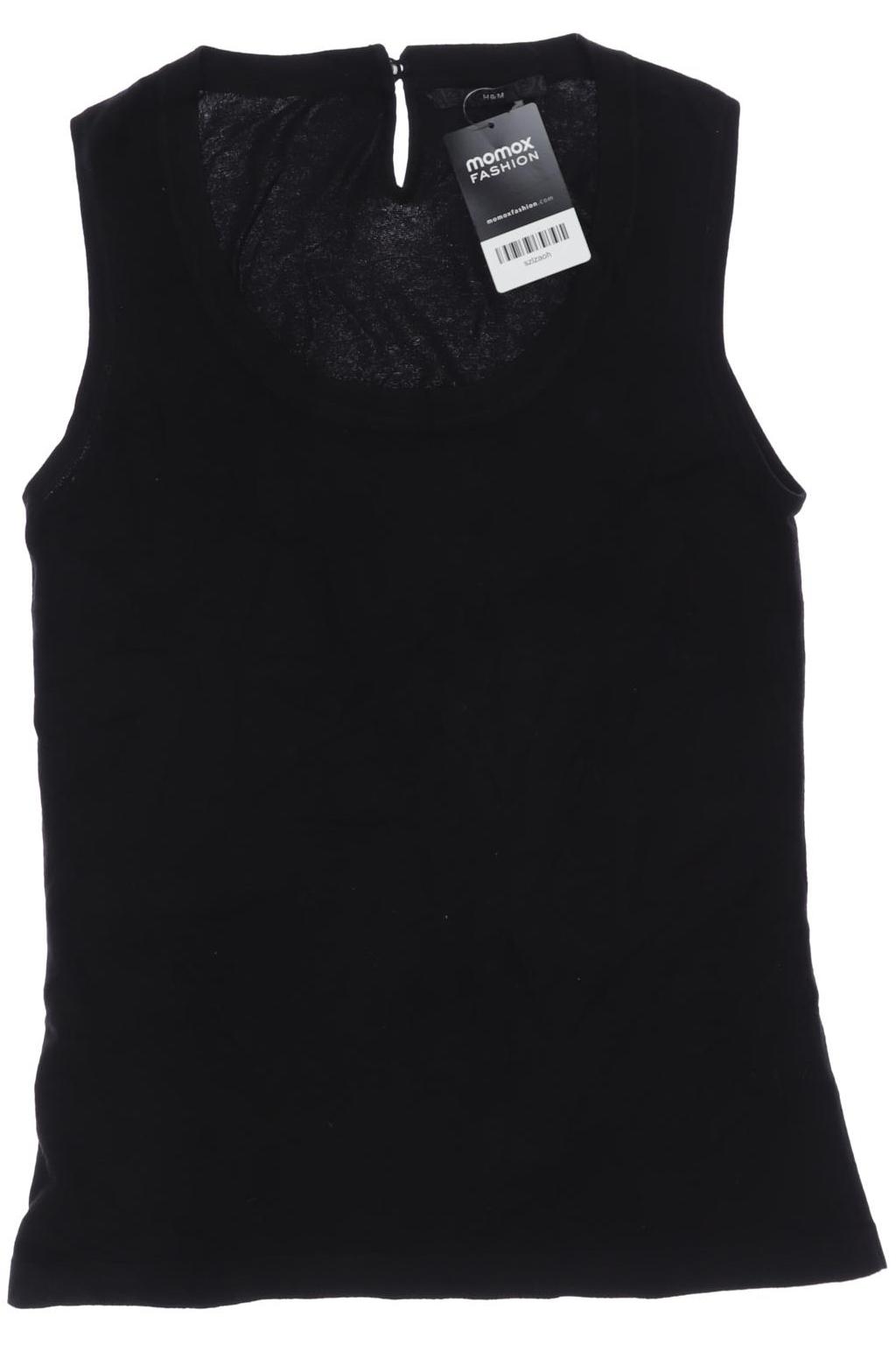 

H&M Damen Top, schwarz, Gr. 36