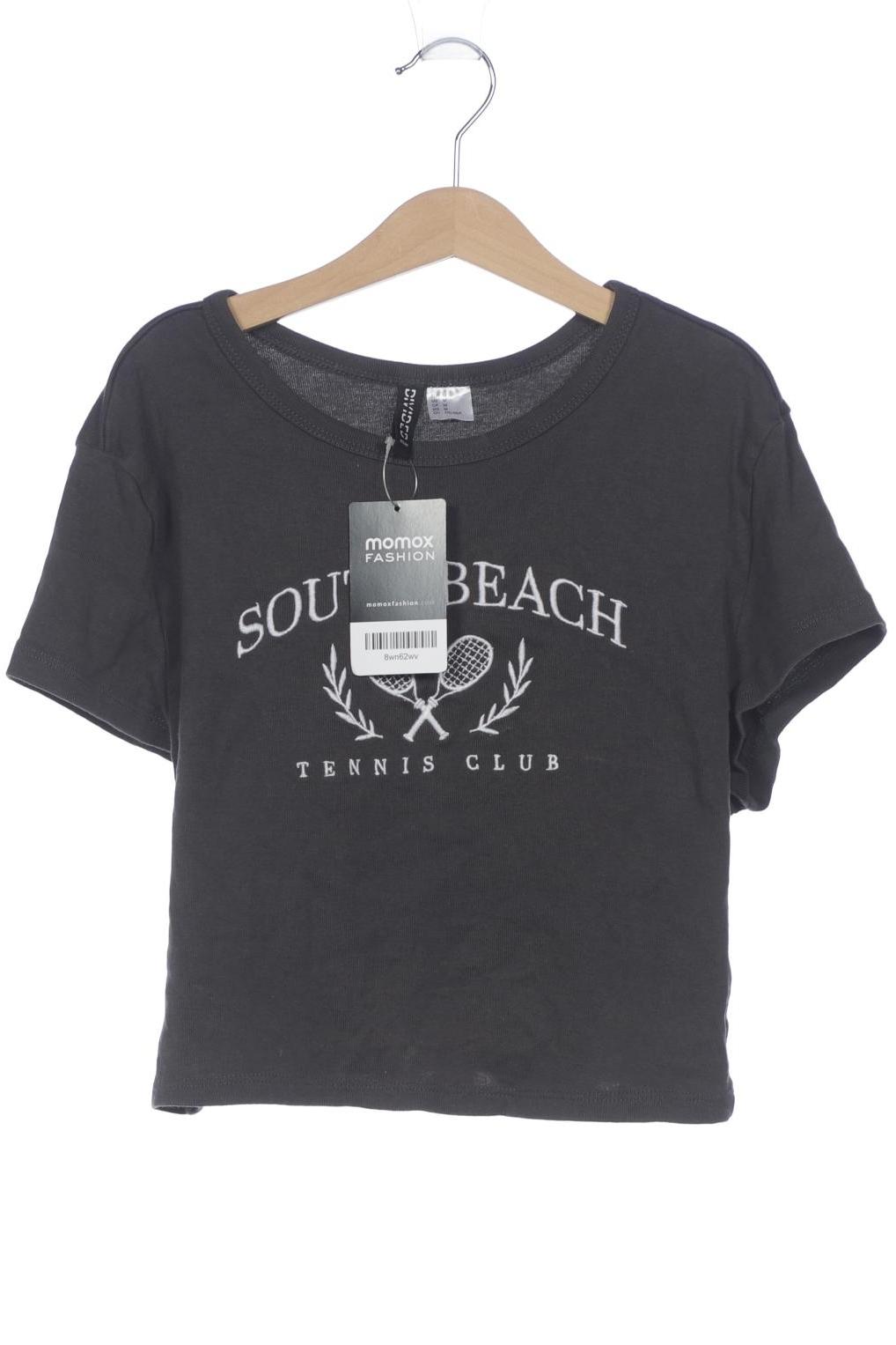 

H&M Damen T-Shirt, grau, Gr. 38