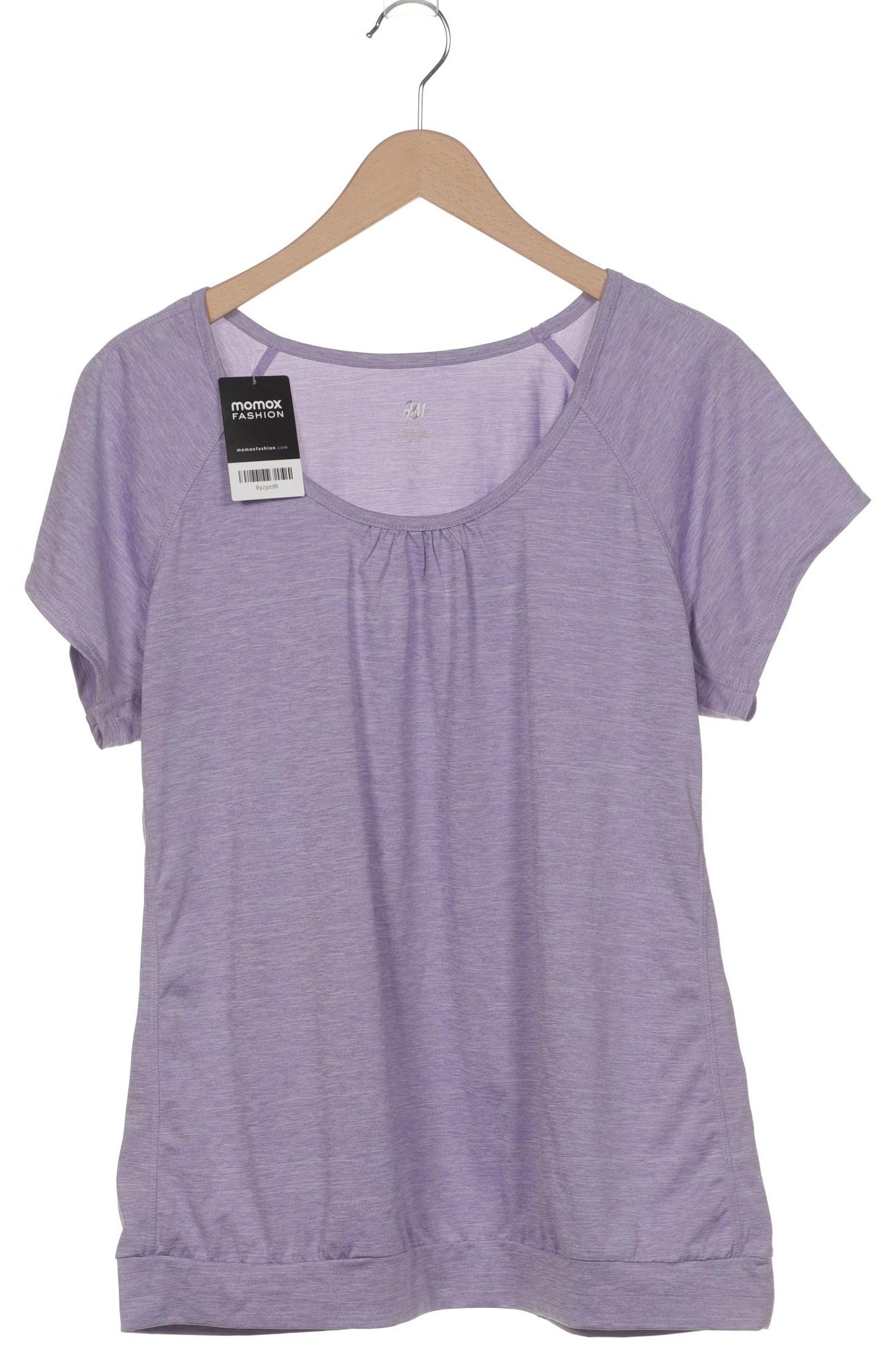 

H&M Damen T-Shirt, flieder, Gr. 44