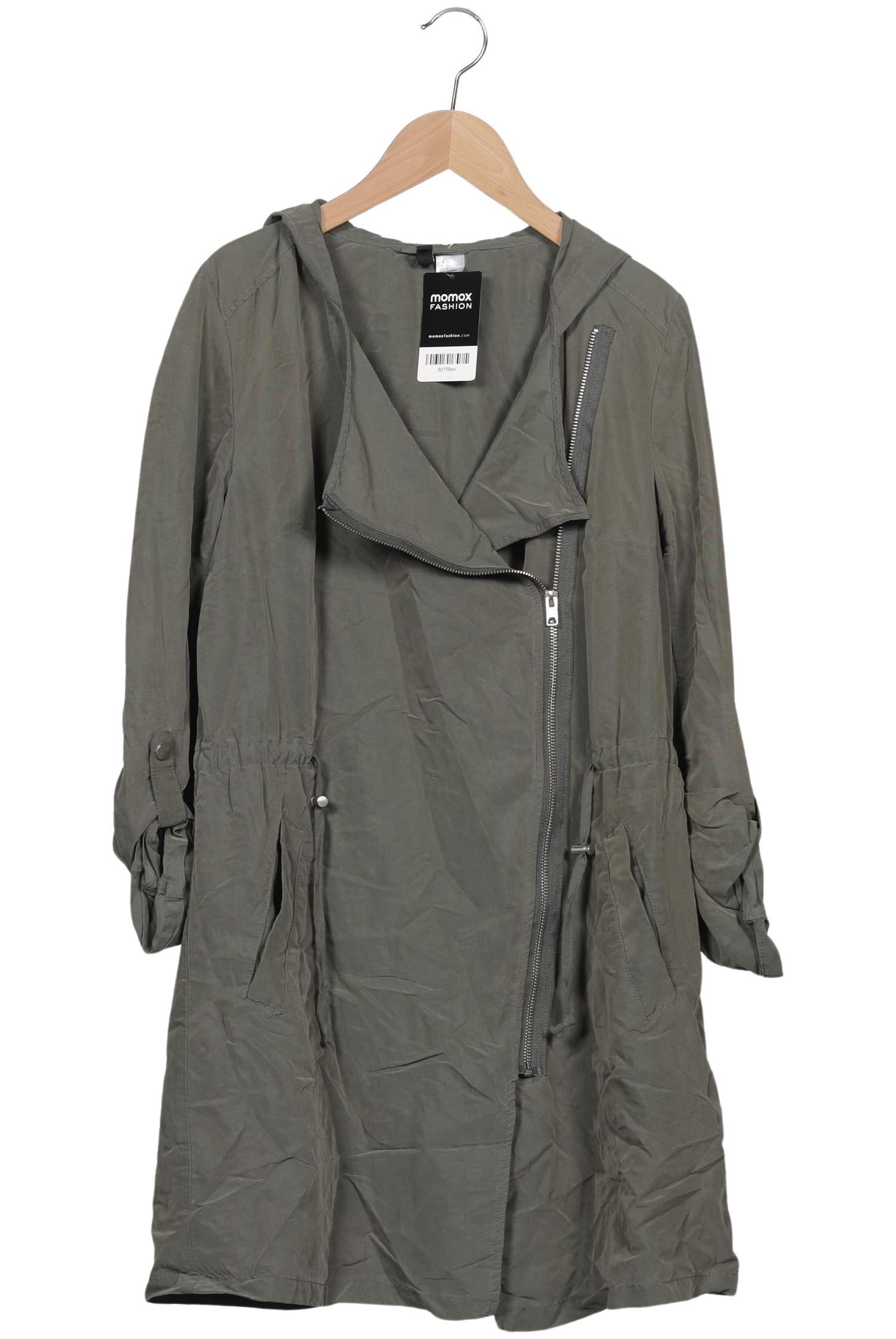

H&M Damen Mantel, grün, Gr. 36