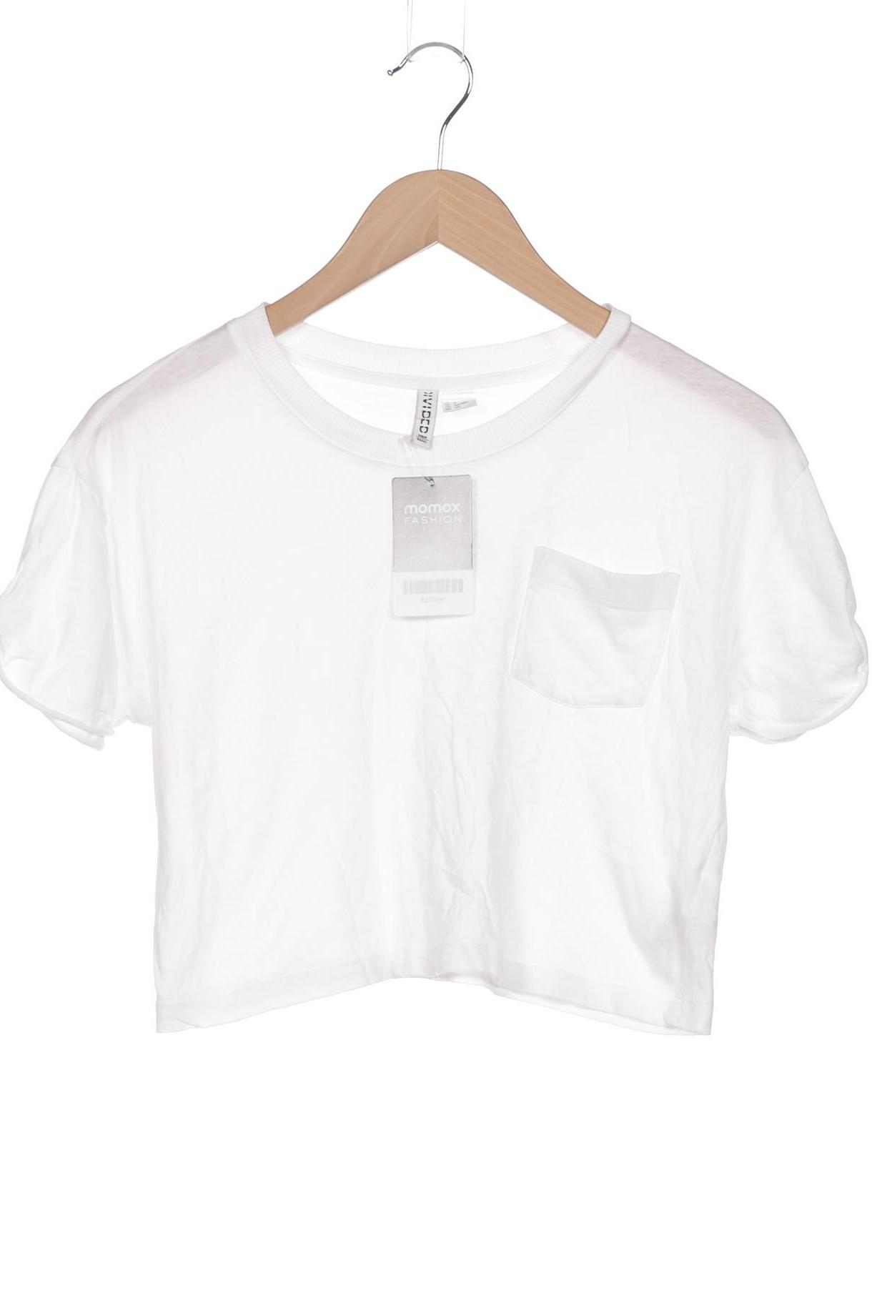 

H&M Damen T-Shirt, weiß, Gr. 36