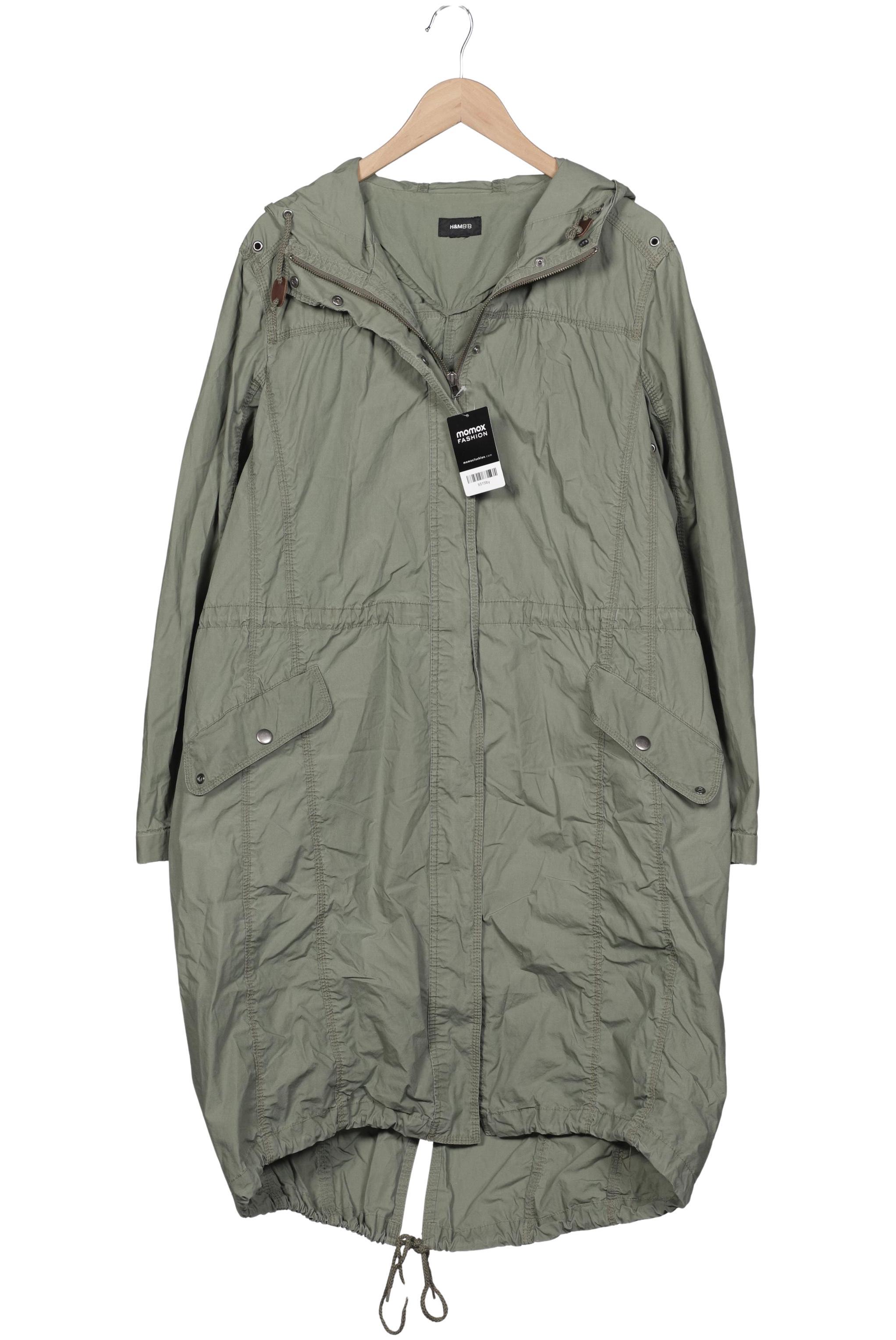 

H&M Damen Mantel, grün, Gr. 52