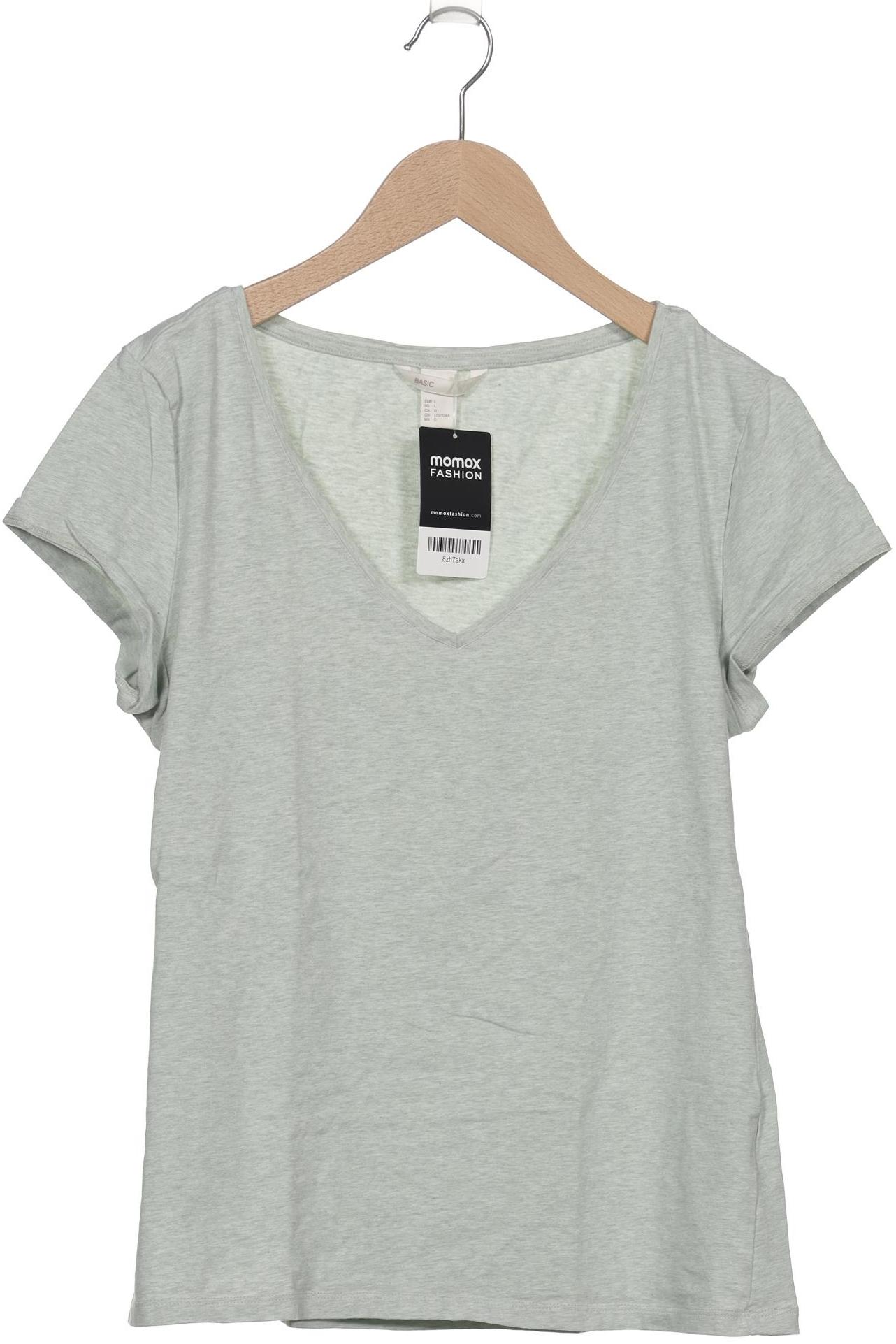

H&M Damen T-Shirt, hellgrün, Gr. 42