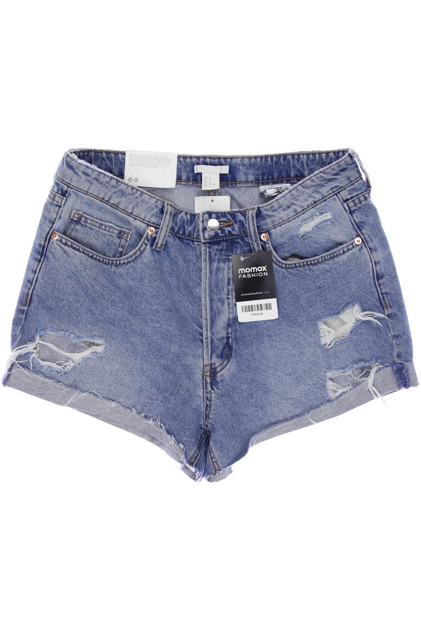 

H&M Damen Shorts, blau, Gr. 40