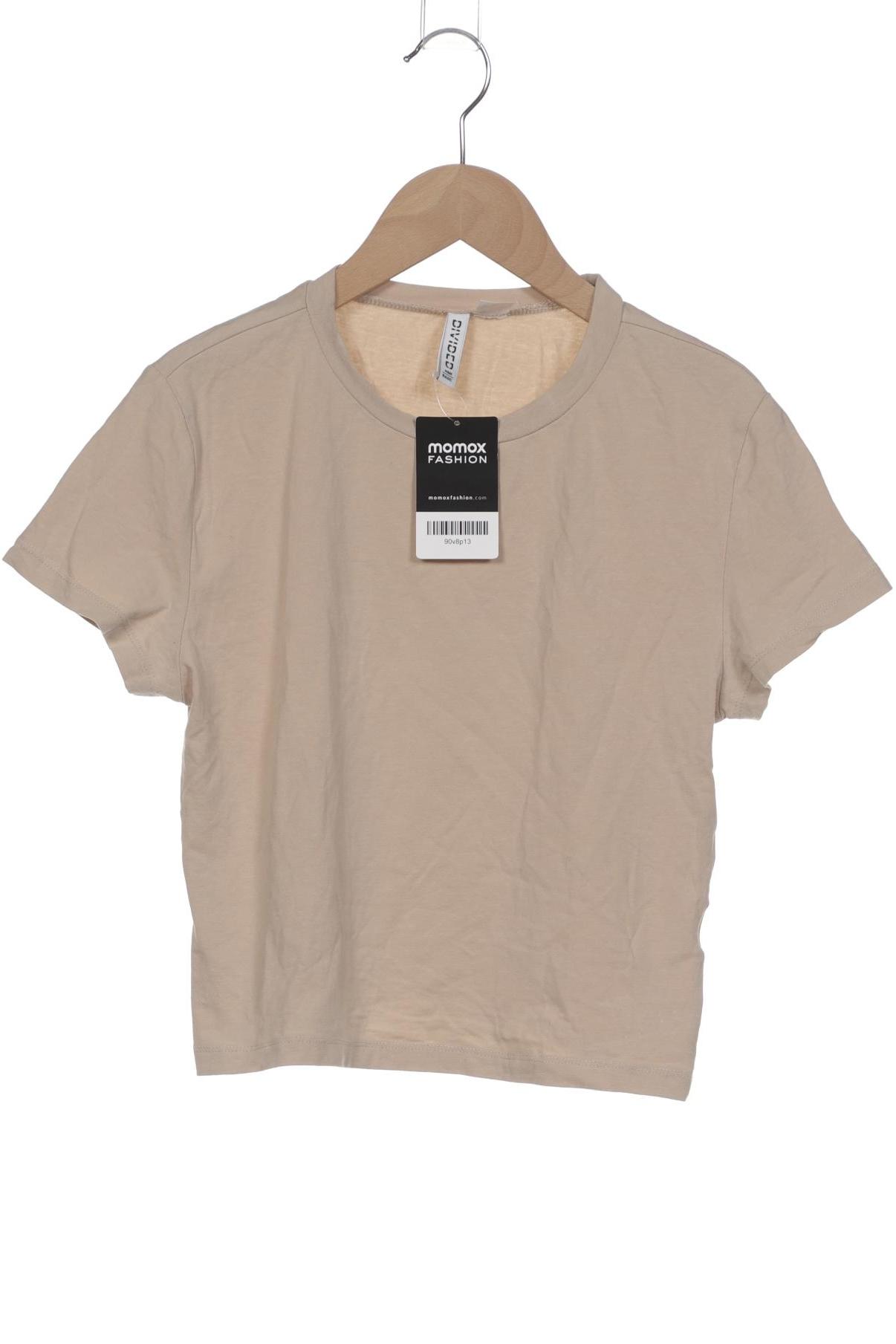 

H&M Damen T-Shirt, beige, Gr. 42
