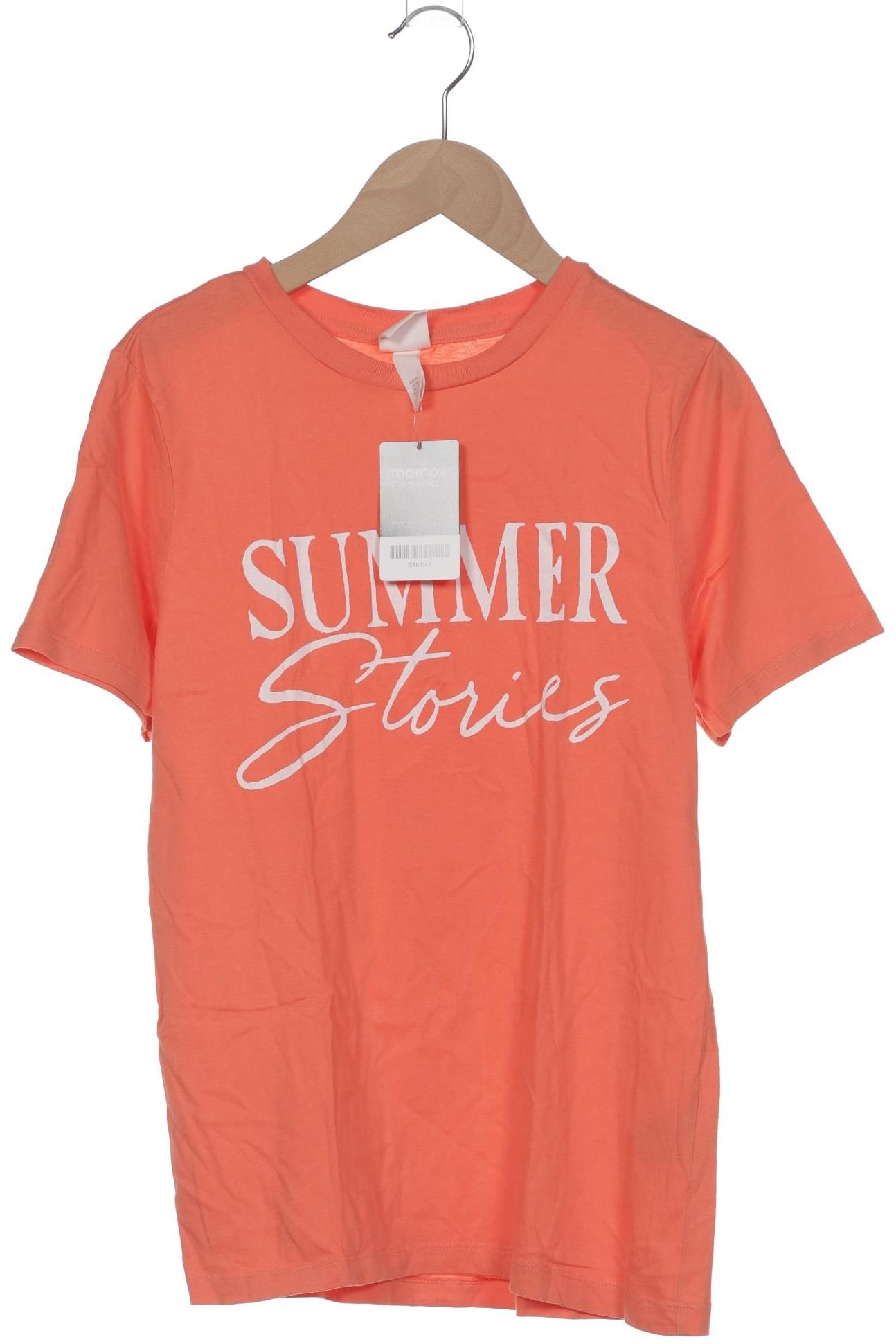 

H&M Damen T-Shirt, orange, Gr. 34