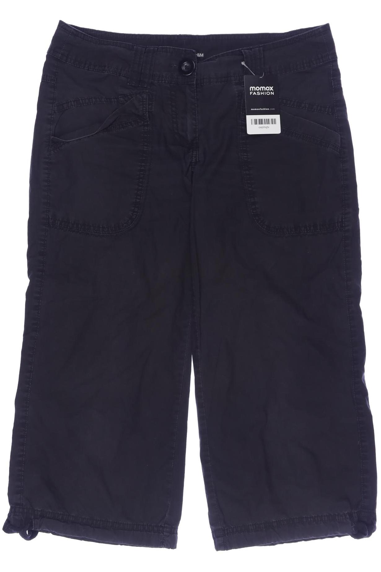 

H&M Damen Stoffhose, schwarz, Gr. 32