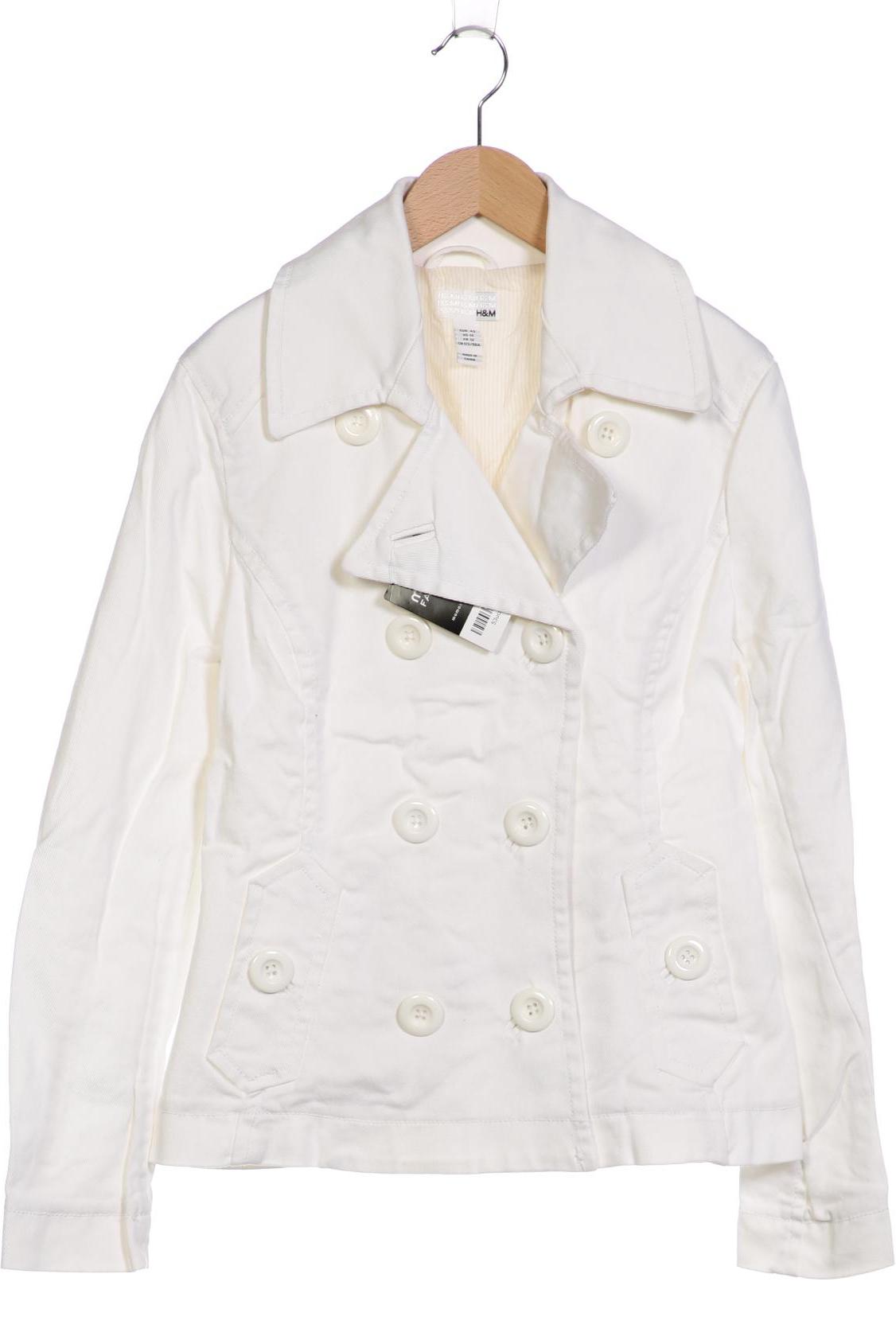 

H&M Damen Jacke, weiß, Gr. 42
