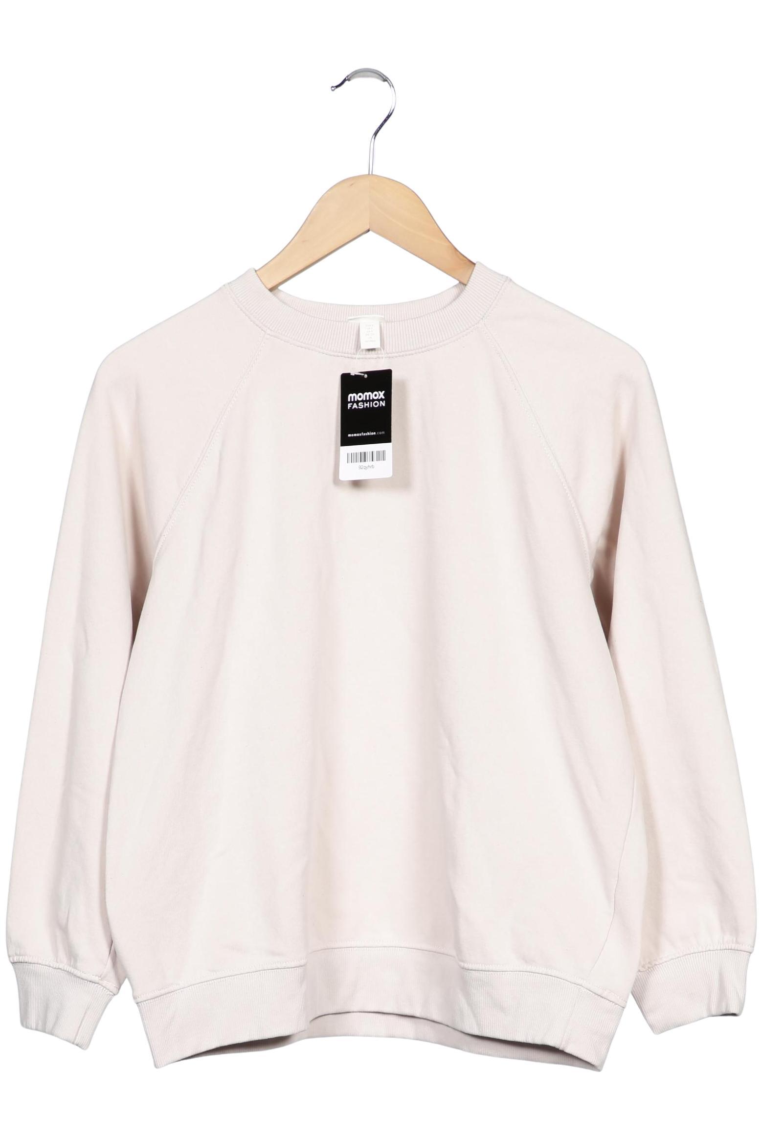 

H&M Damen Sweatshirt, cremeweiß, Gr. 36