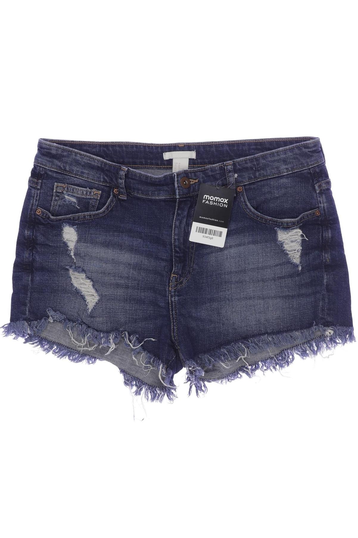 

H&M Damen Shorts, blau, Gr. 40