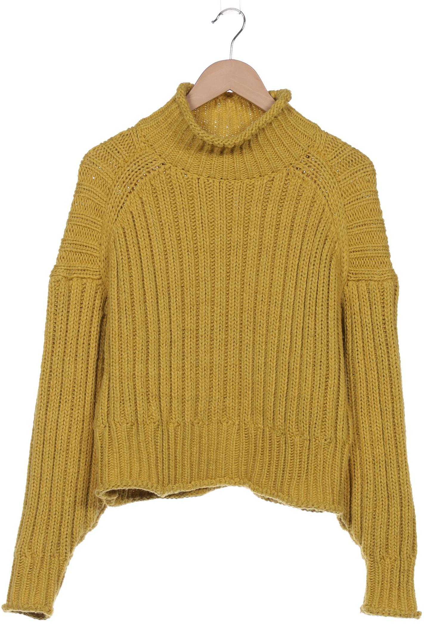 

H&M Damen Pullover, gelb, Gr. 38