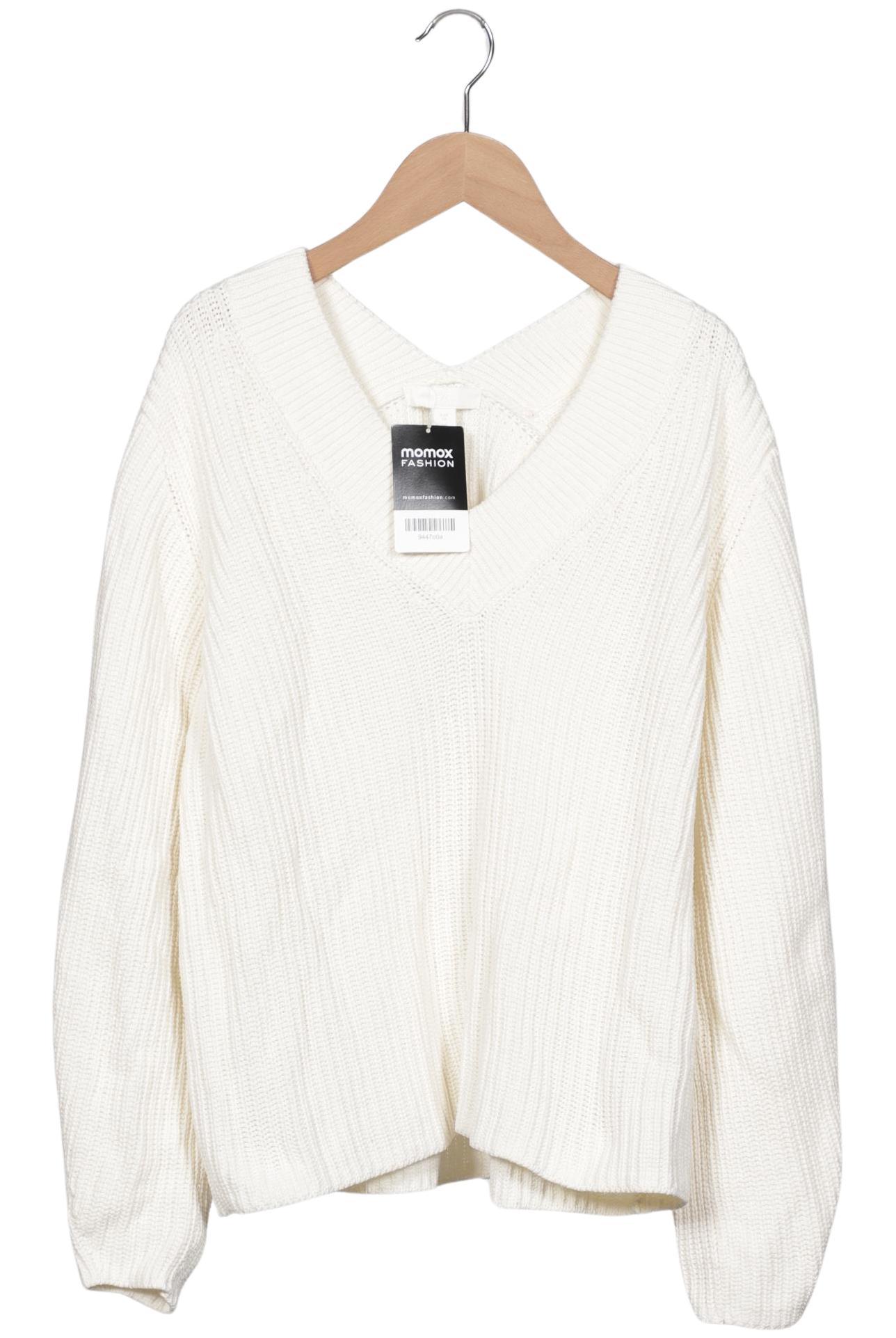 

H&M Damen Pullover, cremeweiß, Gr. 34