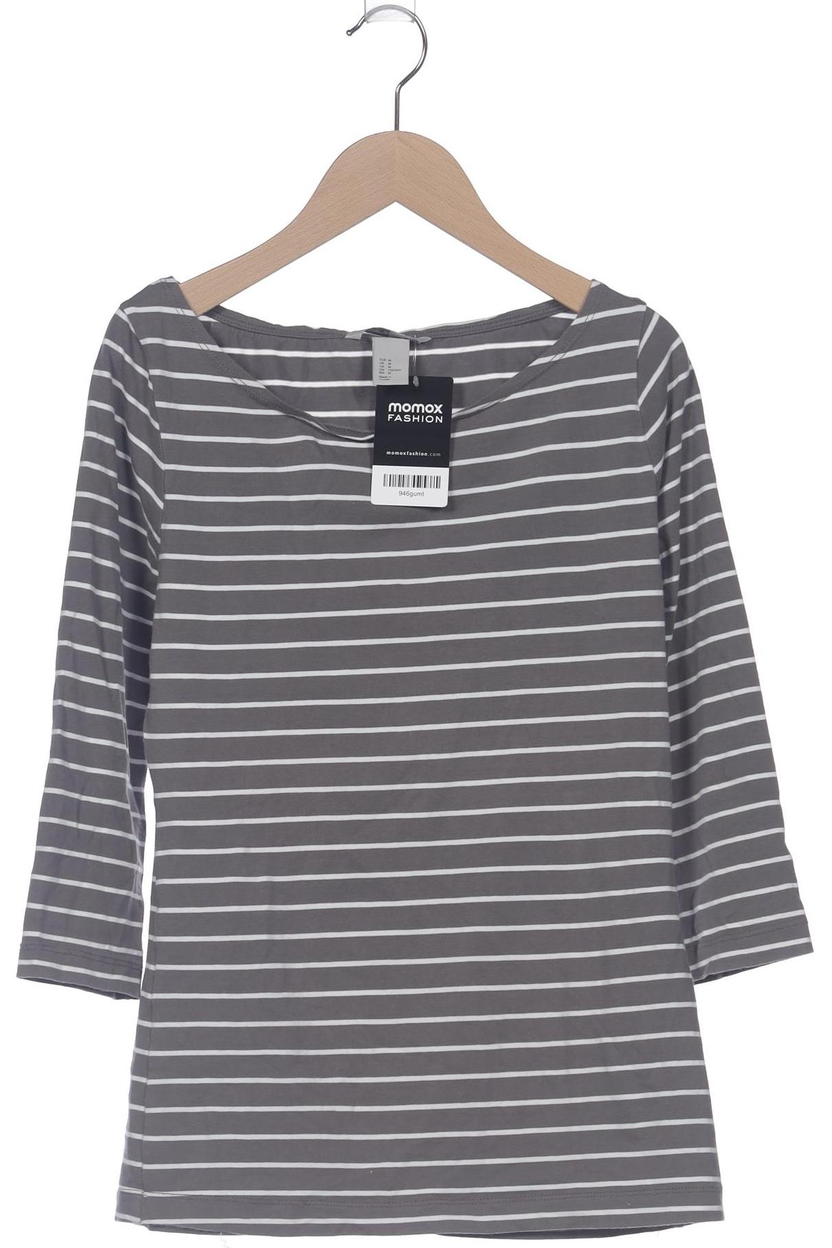 

H&M Damen Langarmshirt, grau, Gr. 38