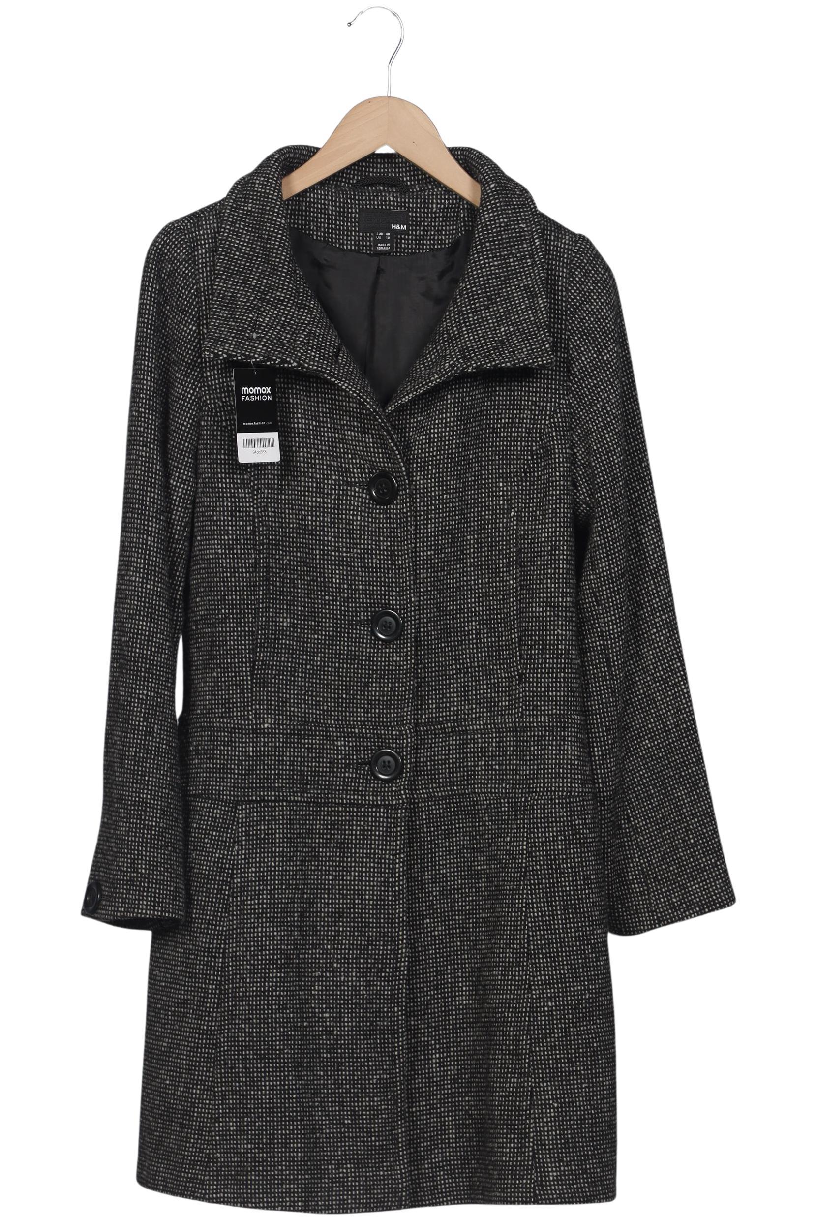

H&M Damen Mantel, grau, Gr. 40
