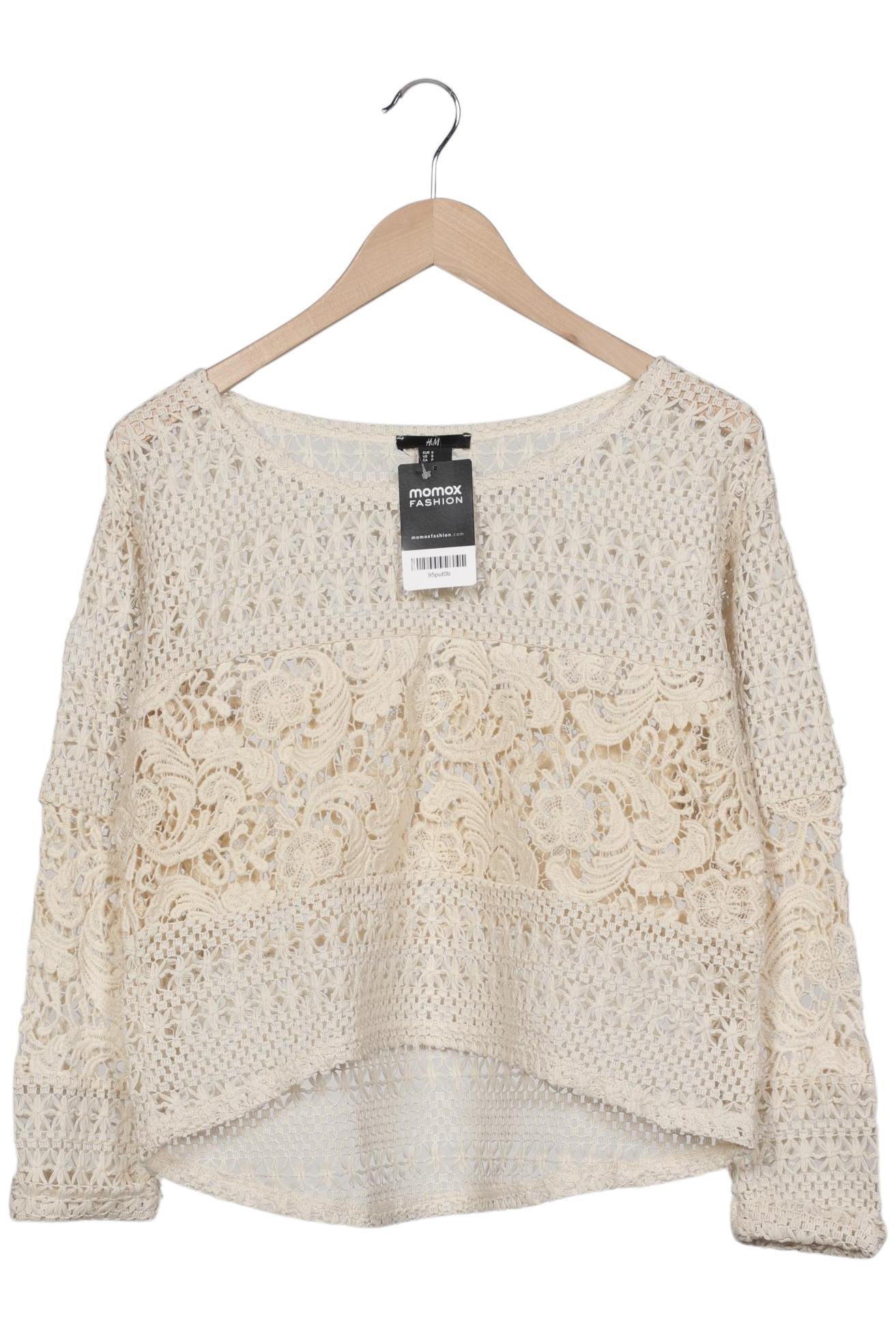 

H&M Damen Pullover, cremeweiß, Gr. 36