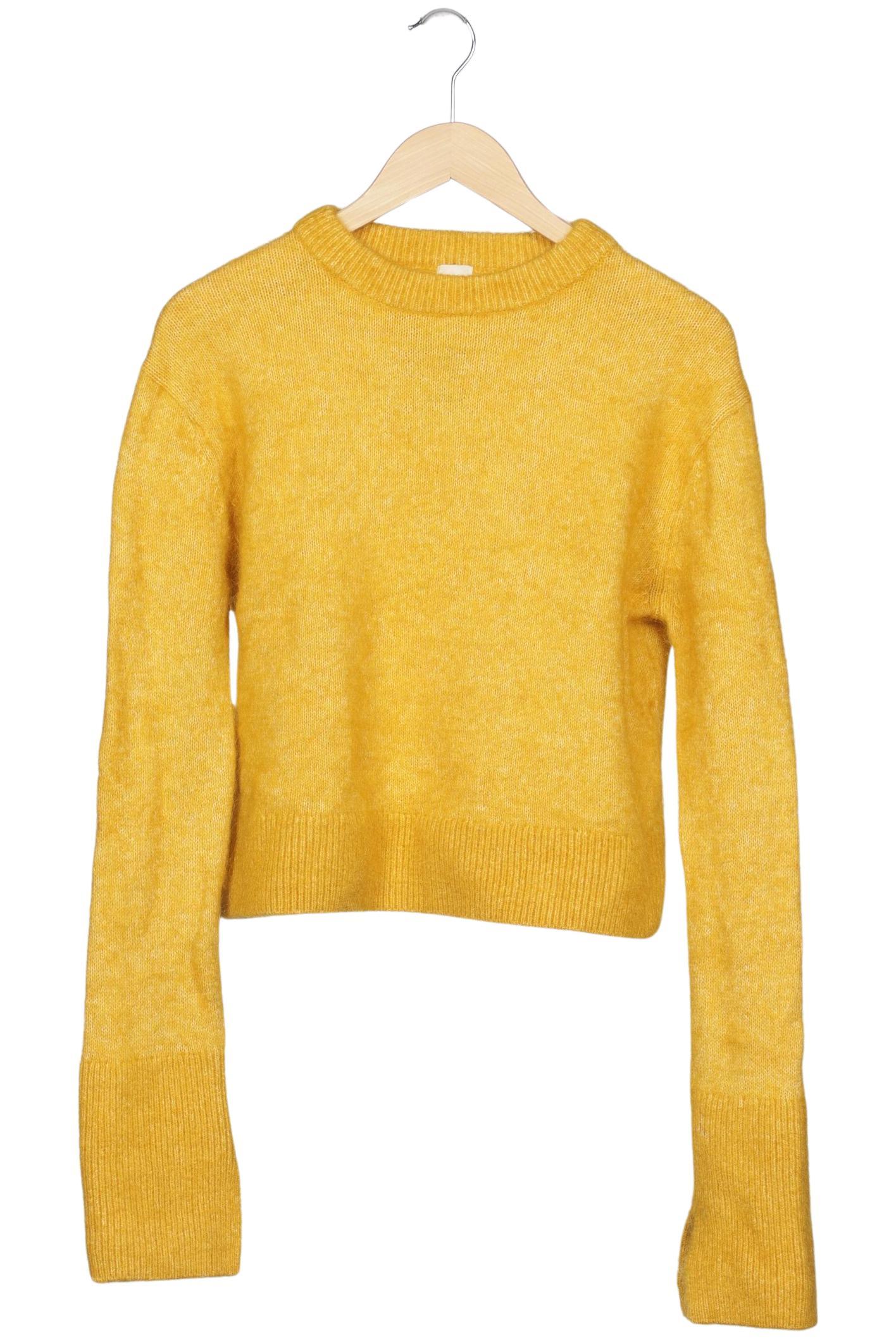 

H&M Damen Pullover, gelb, Gr. 38