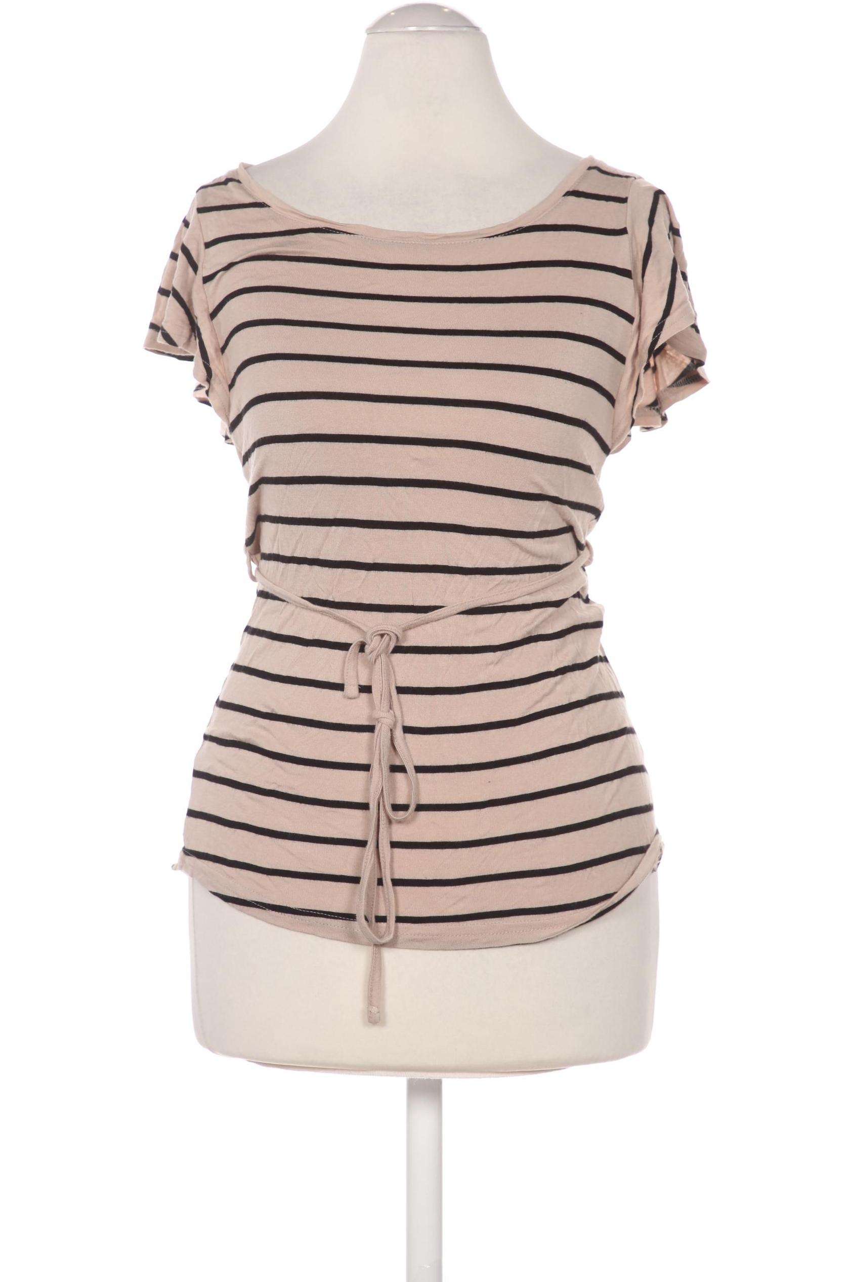 

H&M Damen T-Shirt, beige, Gr. 34