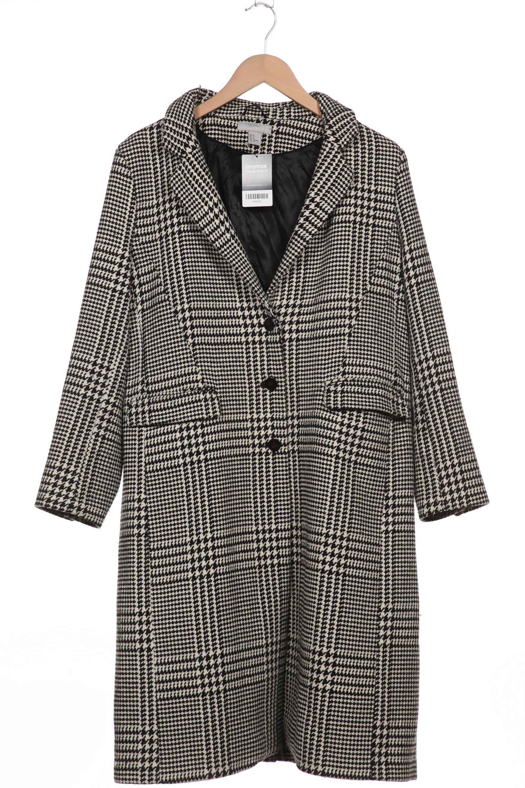 

H&M Damen Mantel, weiß, Gr. 46