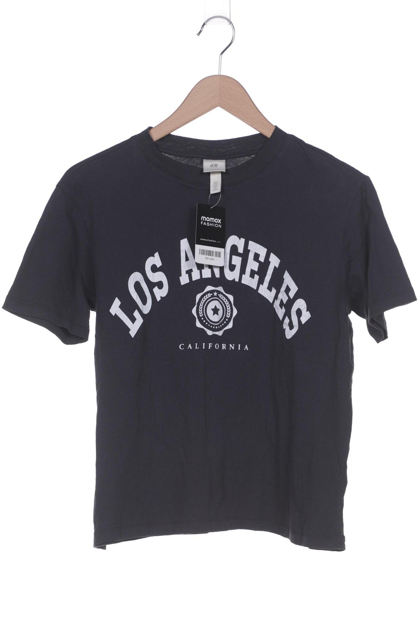 

H&M Damen T-Shirt, marineblau, Gr. 38