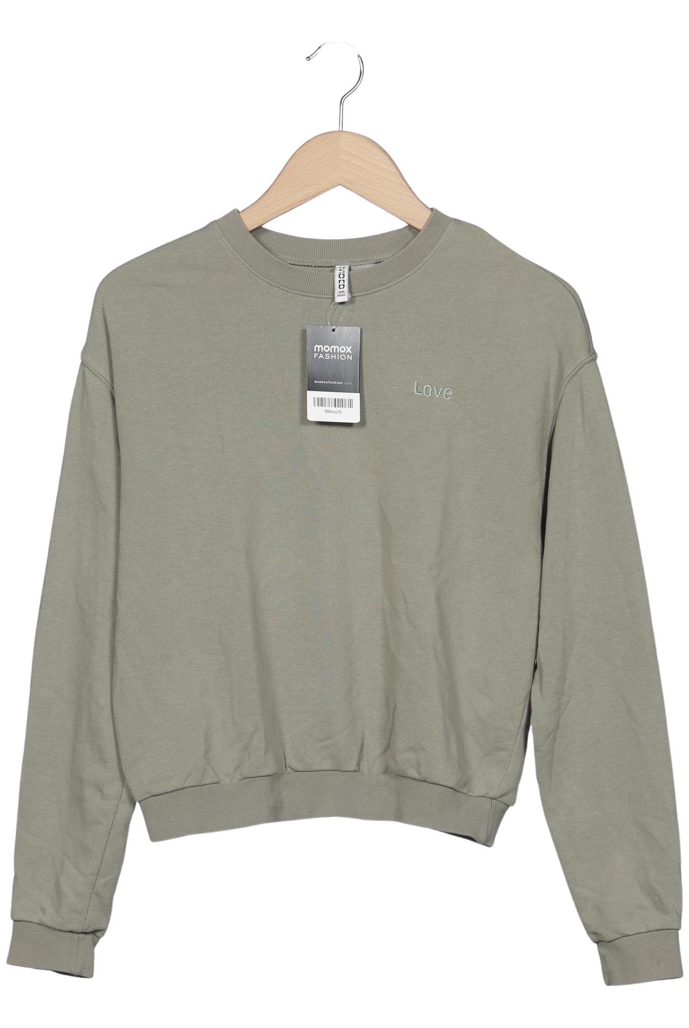 

H&M Damen Sweatshirt, grün, Gr. 36